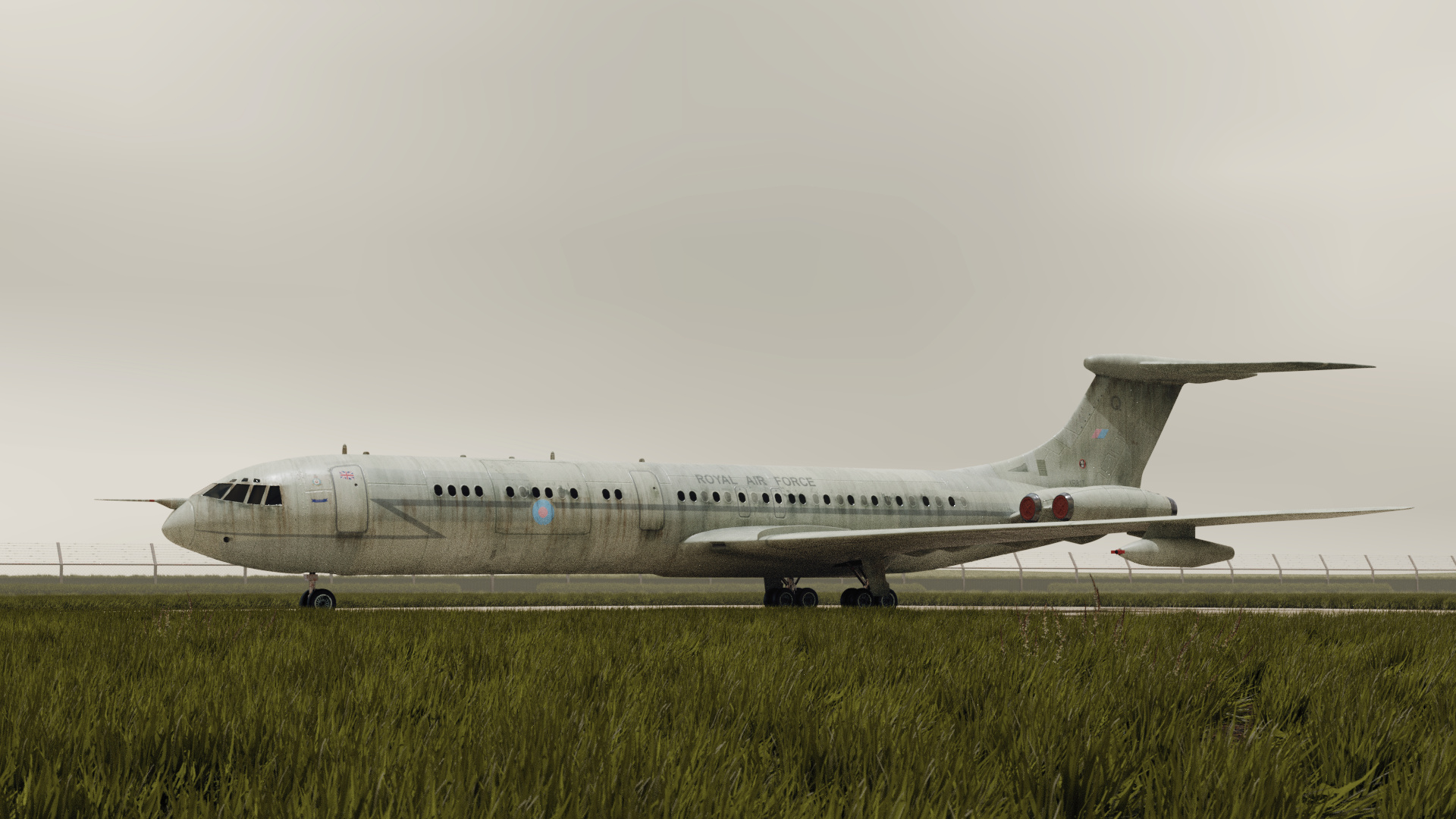 Vickers VC10, Travels, Old RAF, Polycount, 1920x1080 Full HD Desktop