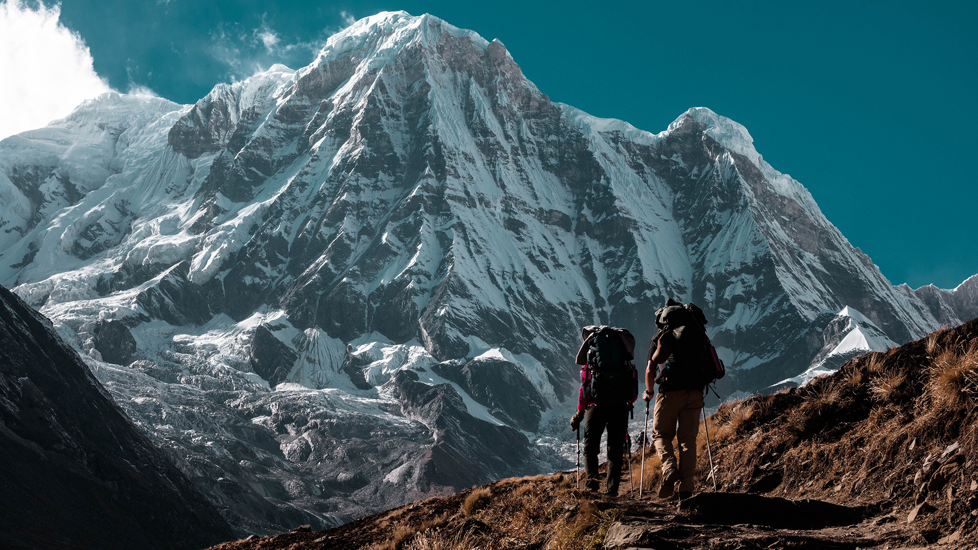 Chomolungma, Hiking Wallpaper, 1920x1080 Full HD Desktop