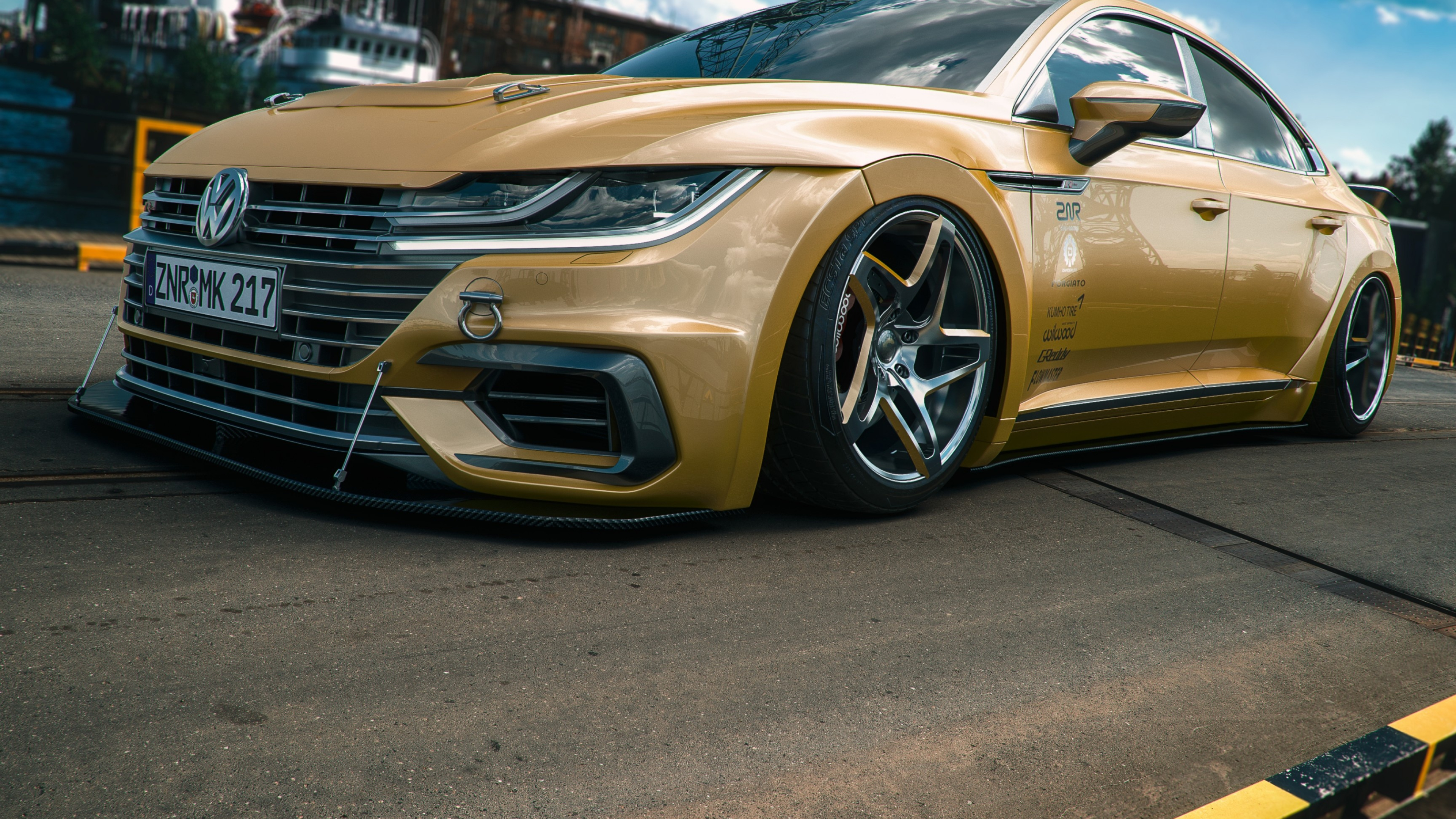 Volkswagen Arteon R-Line custom, 2018 car wallpaper, 4k resolution, Car enthusiasts, 3840x2160 4K Desktop