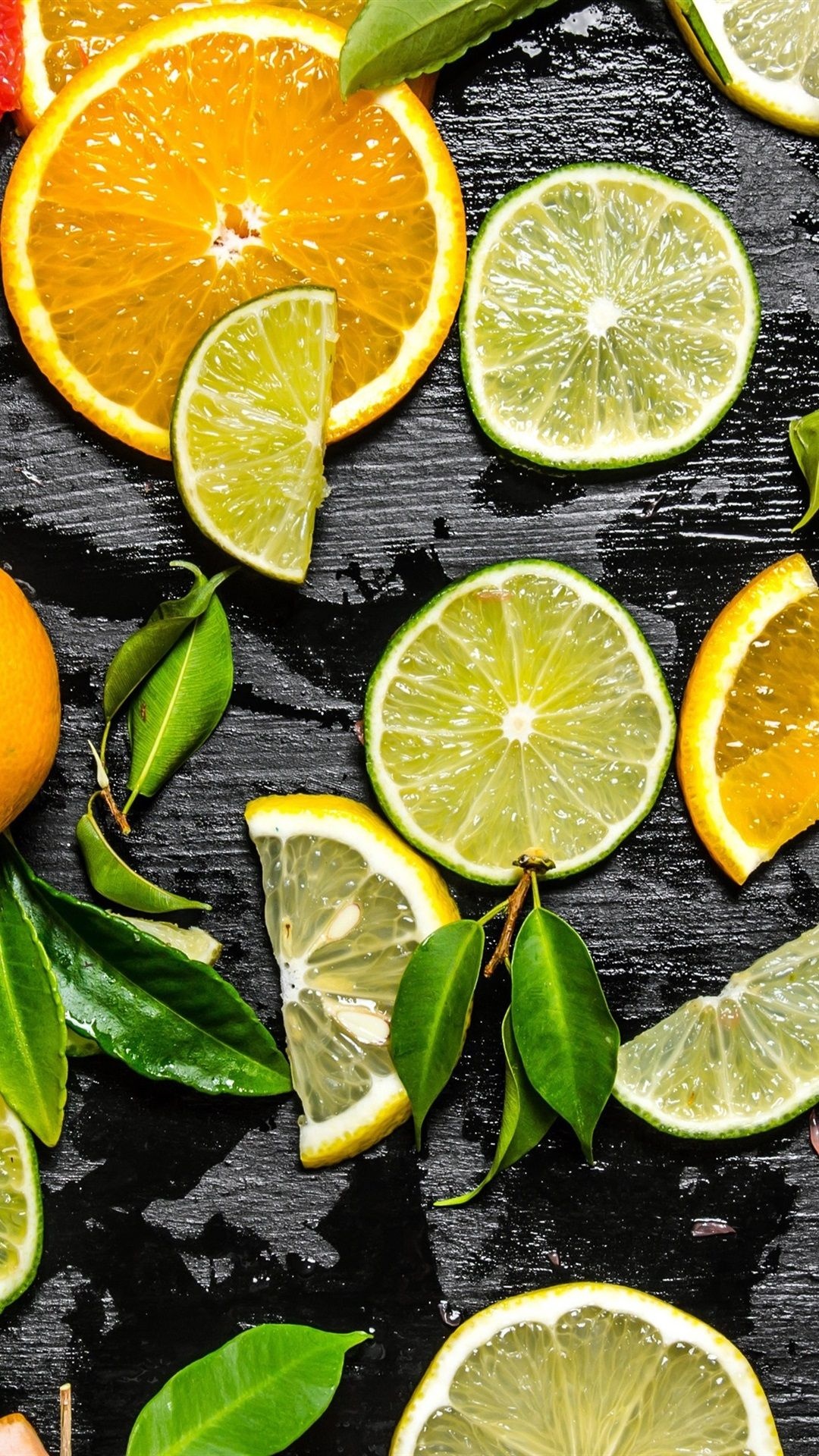 Orange and lemon, Lime Wallpaper, 1080x1920 Full HD Phone