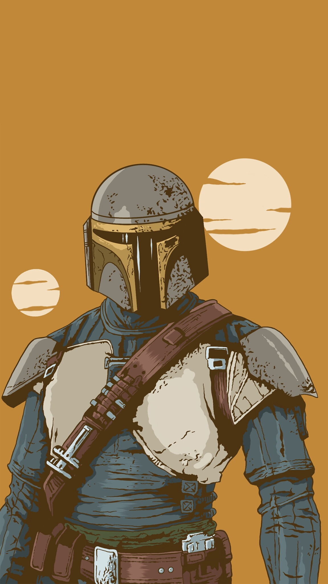 The Mandalorian mobile, Exquisite design, Mobile backgrounds, Dynamic scenes, 1160x2050 HD Phone