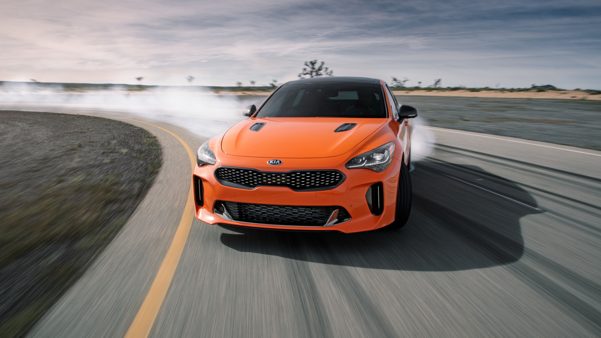 GTS Model, Kia Stinger Wallpaper, 2560x1440 HD Desktop