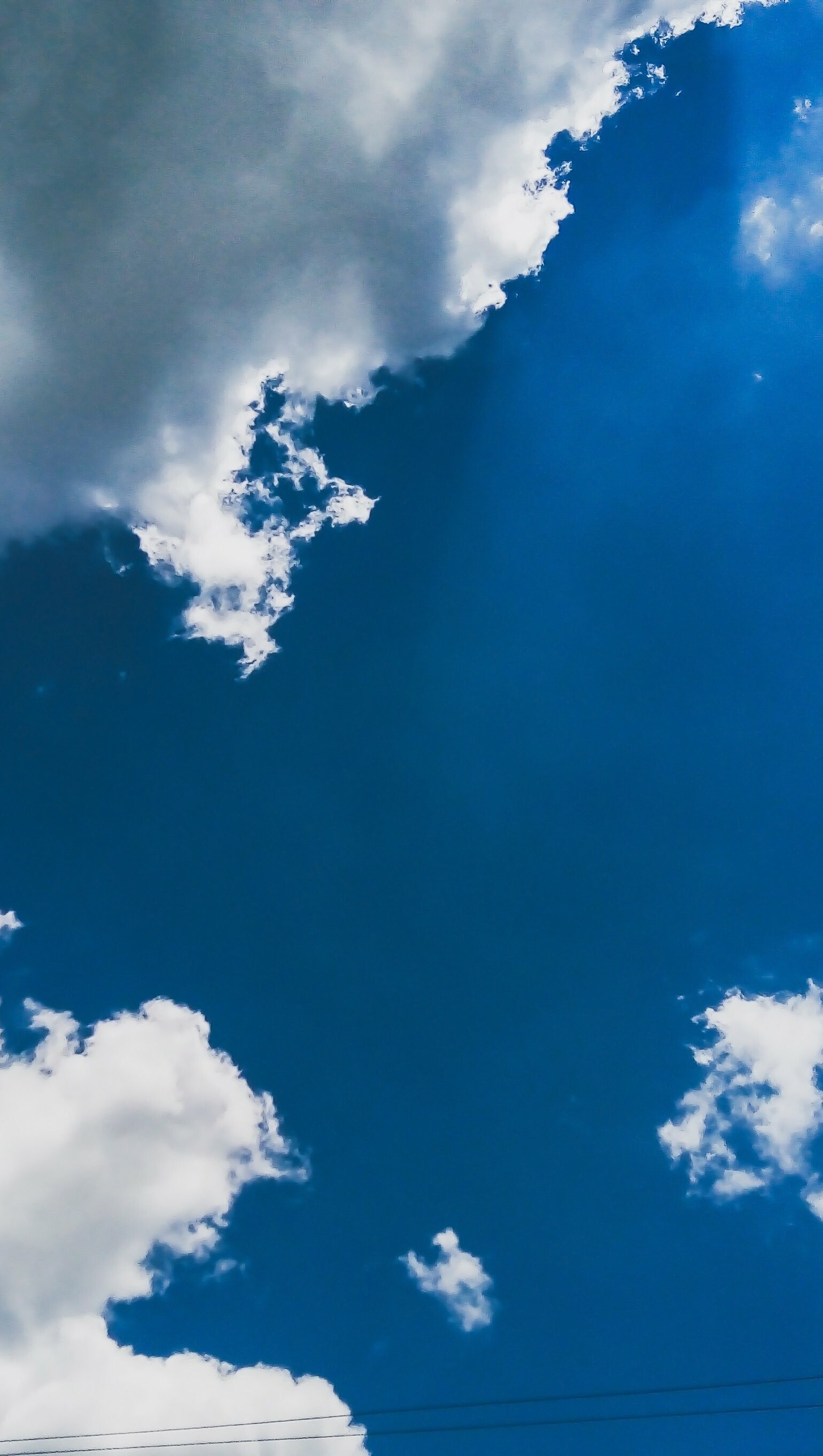 Clouds in the sky, Wallpaper, Nature, Clouds, 1540x2730 HD Phone