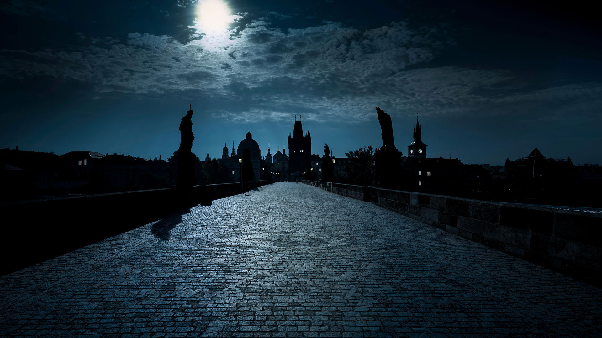 Charles Bridge over Vltava River, Bing Gallery's beauty, Czech Republic's enchantment, Prague's allure, 1920x1080 Full HD Desktop