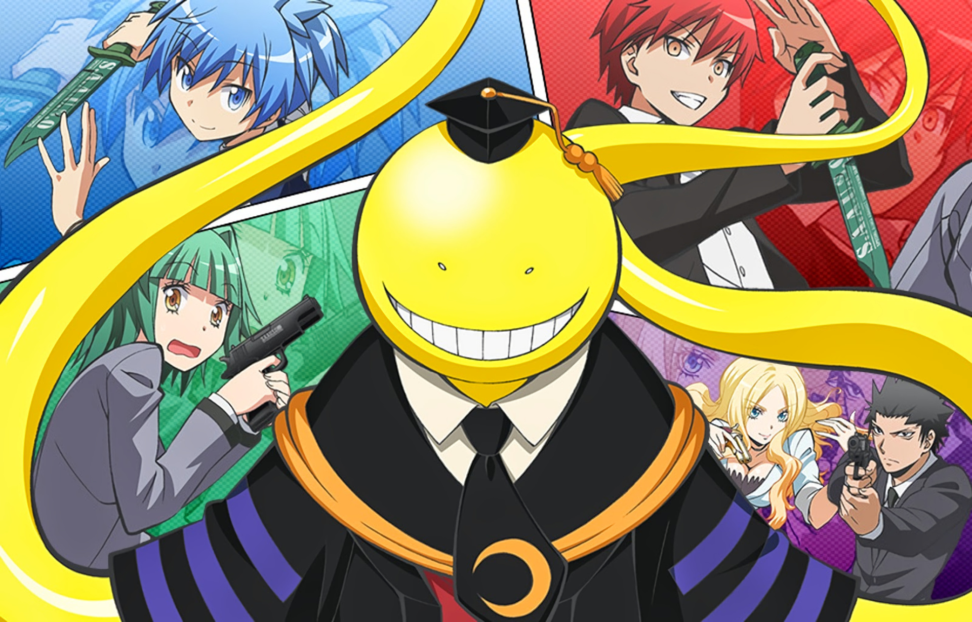 Assassination Classroom wallpapers, Anime school setting, Unique art style, Engaging visuals, 1920x1230 HD Desktop