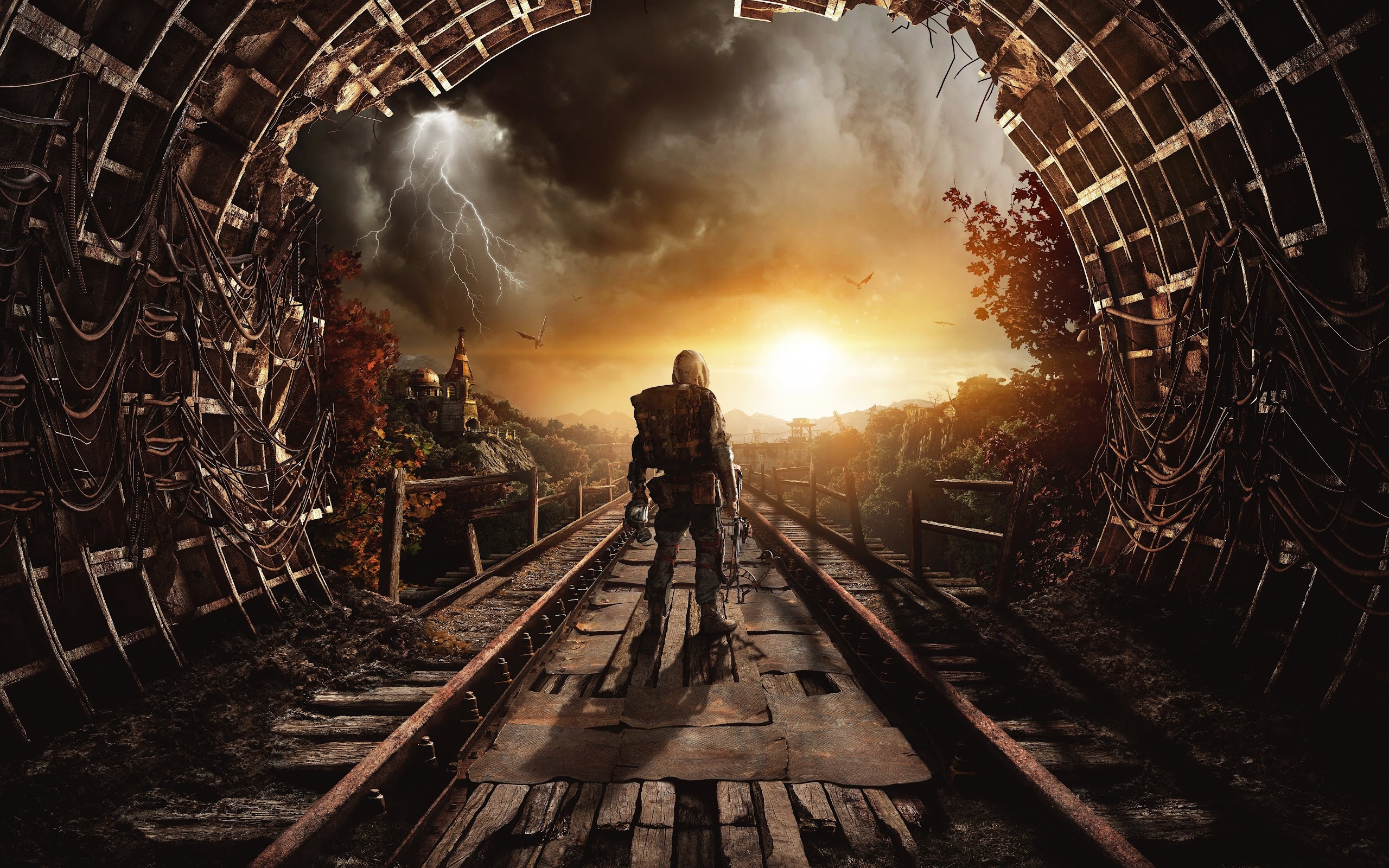 Metro Exodus, Apocalyptic desktop wallpaper, Free download, 4K, 2560x1600 HD Desktop