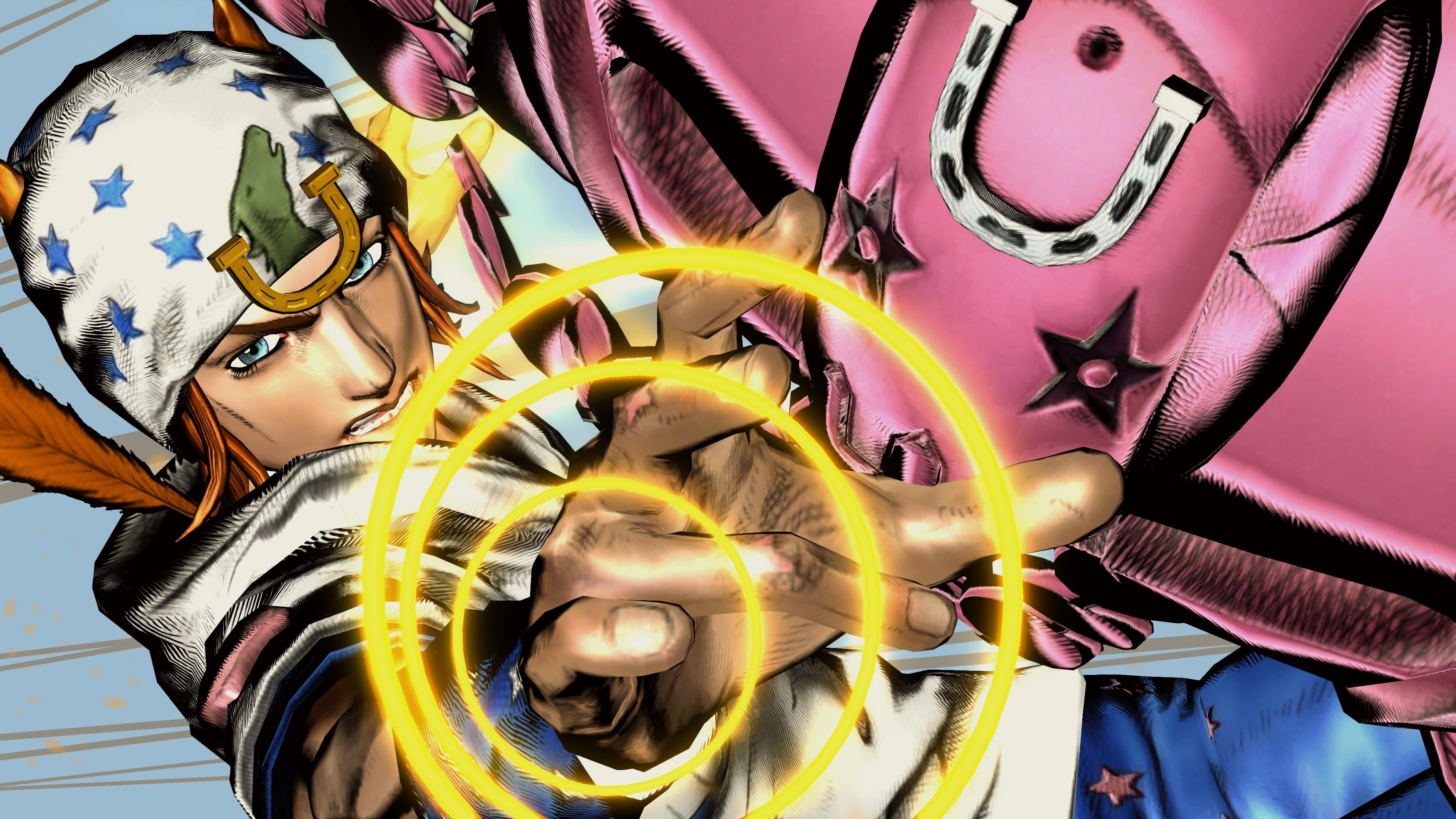 Johnny Joestar, Tusk ACT4, Golden Spin effect, 4K Desktop wallpaper