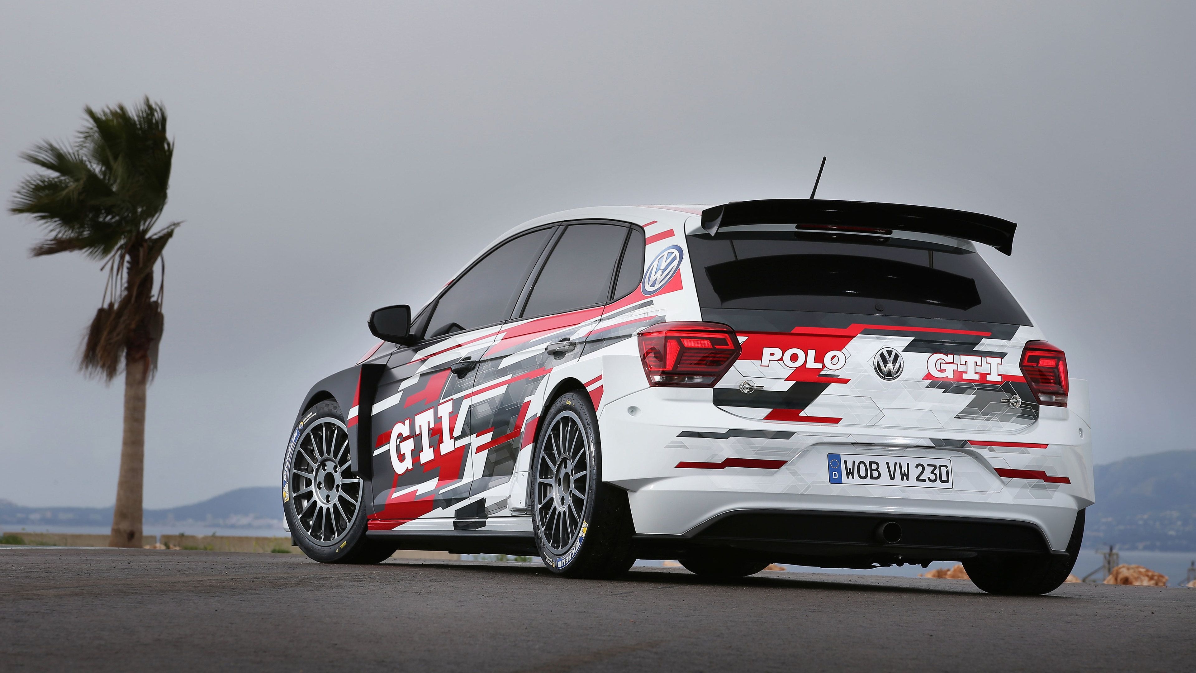 2018 Volkswagen Polo GTI R5, 4k wallpapers, 3840x2160 4K Desktop