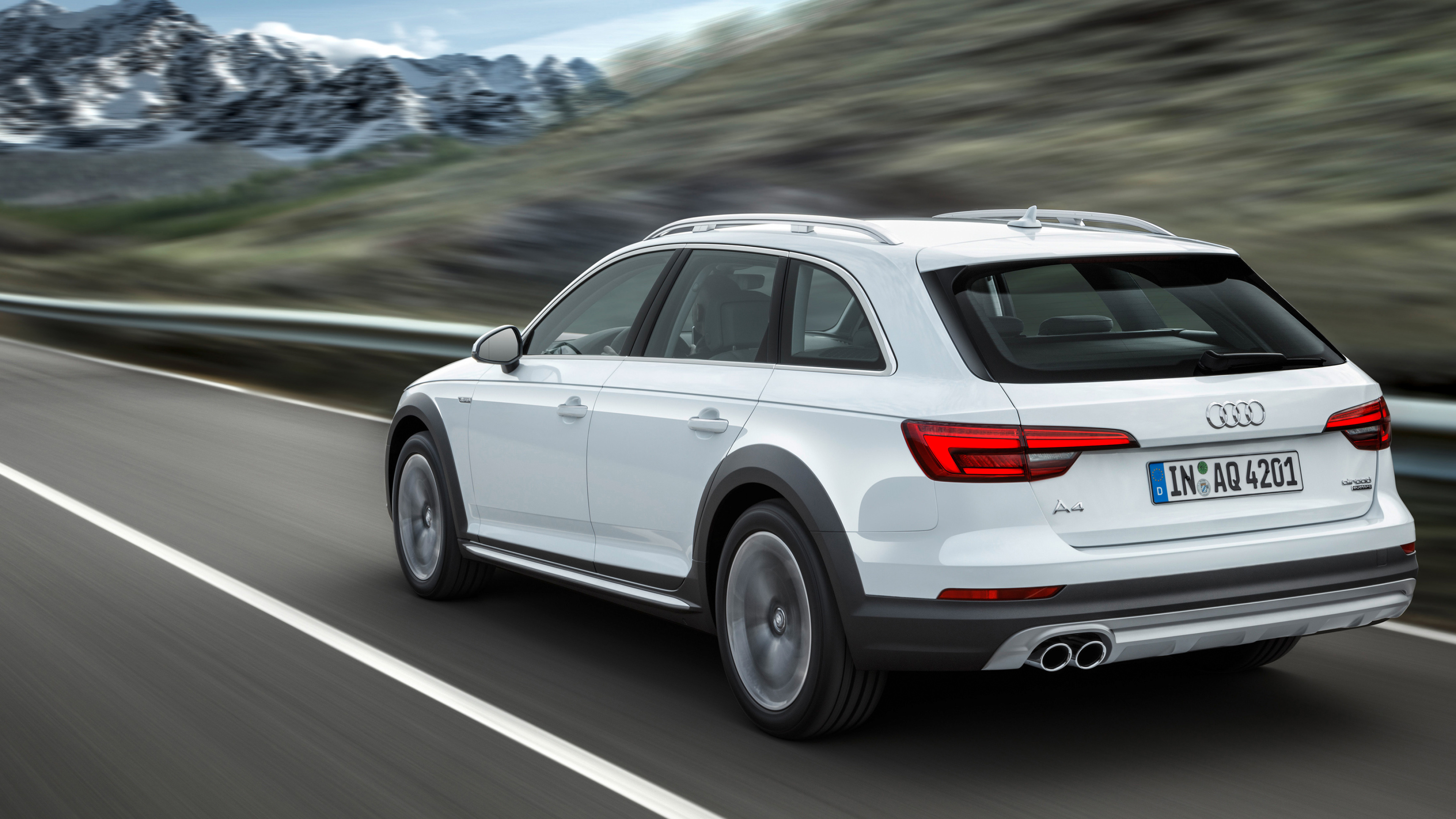 Audi A4 Allroad, Quattro power, Enhanced performance, 3840x2160 4K Desktop