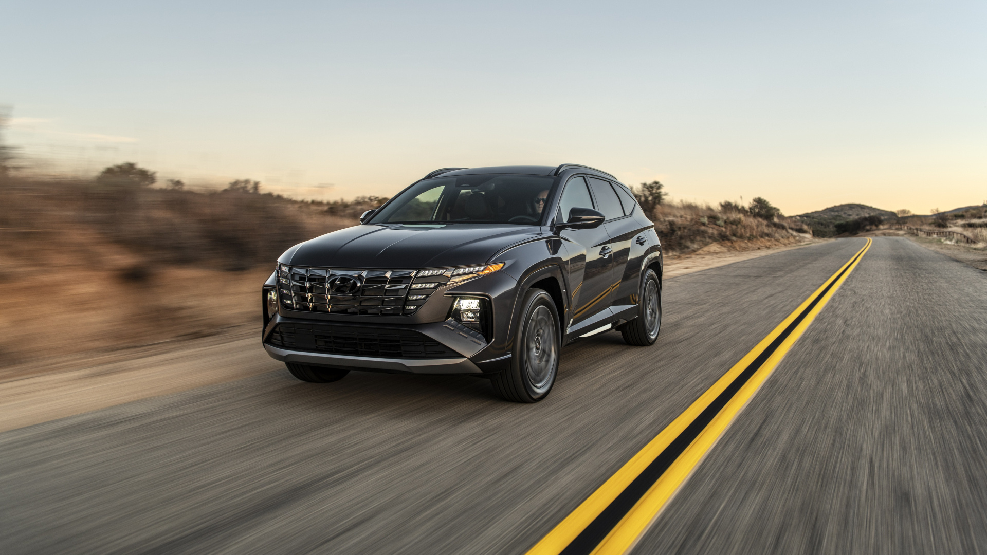 Hyundai Tucson, N Line USA version, High-quality desktop wallpapers, Background images, 1920x1080 Full HD Desktop
