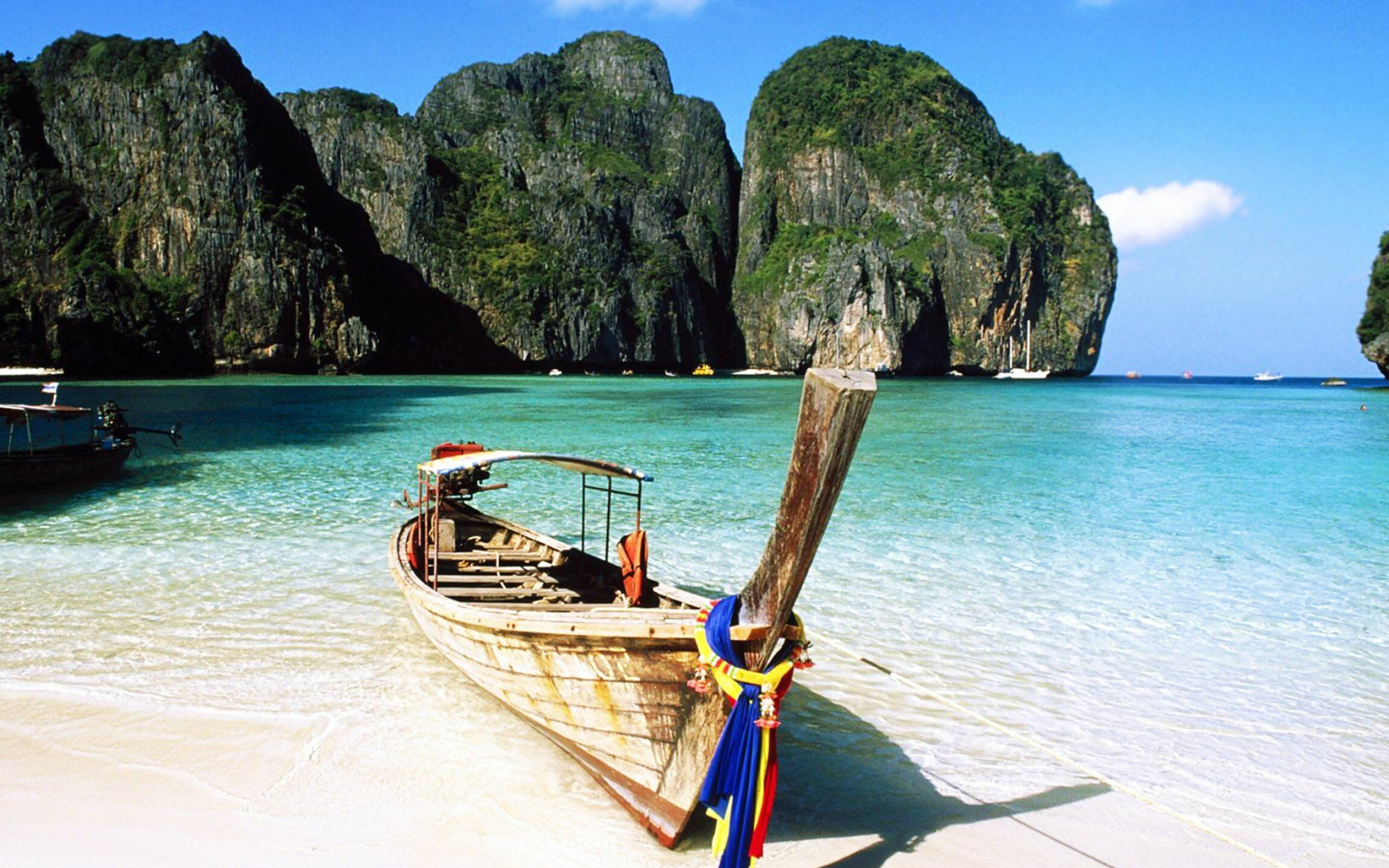 Phi Phi Travels, Tropical paradise, Island bliss, Thailand's hidden gem, 2560x1600 HD Desktop