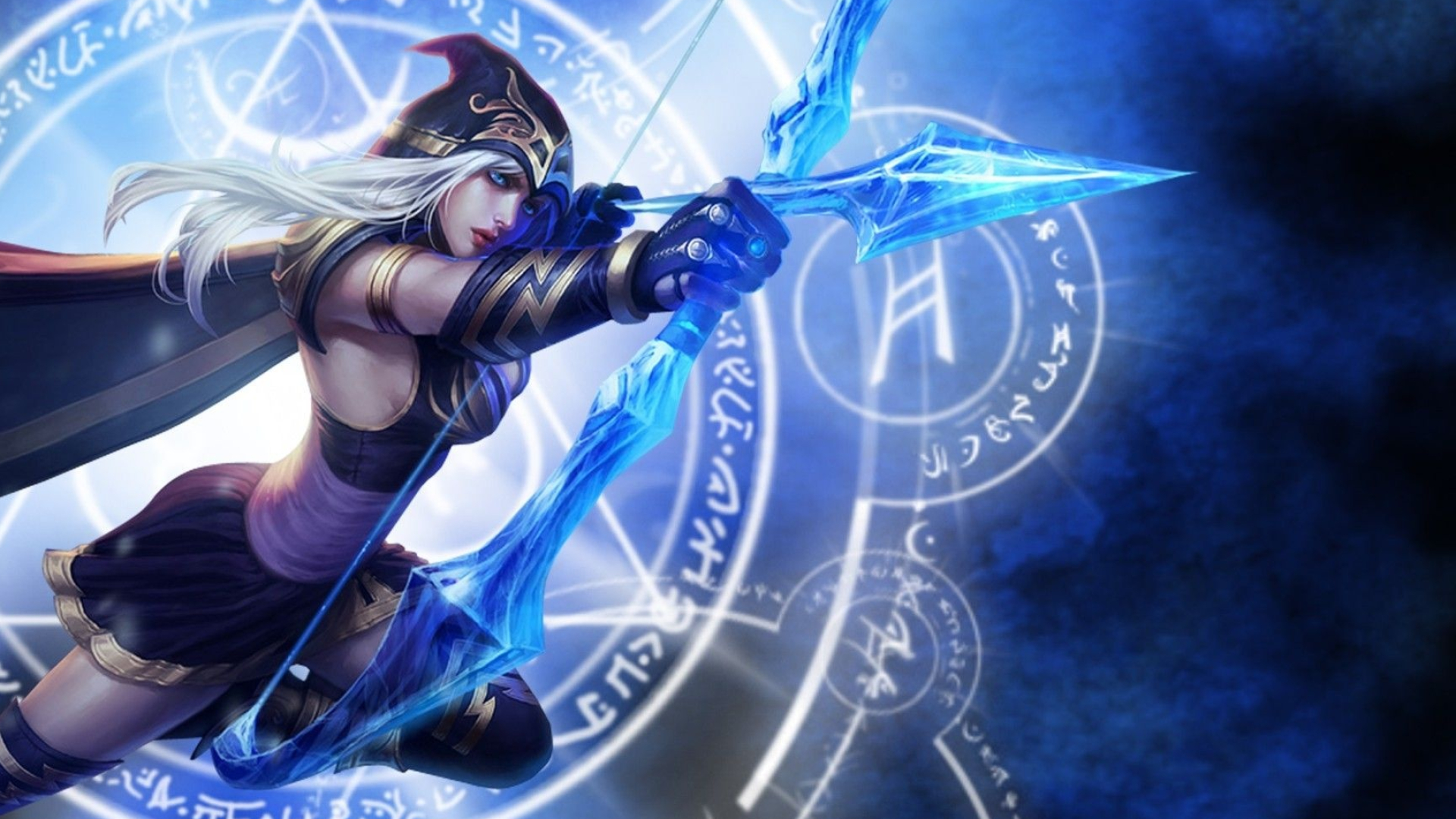 Ashe LoL wallpapers, Top free backgrounds, Gaming wallpaper, Free download, 1920x1080 Full HD Desktop