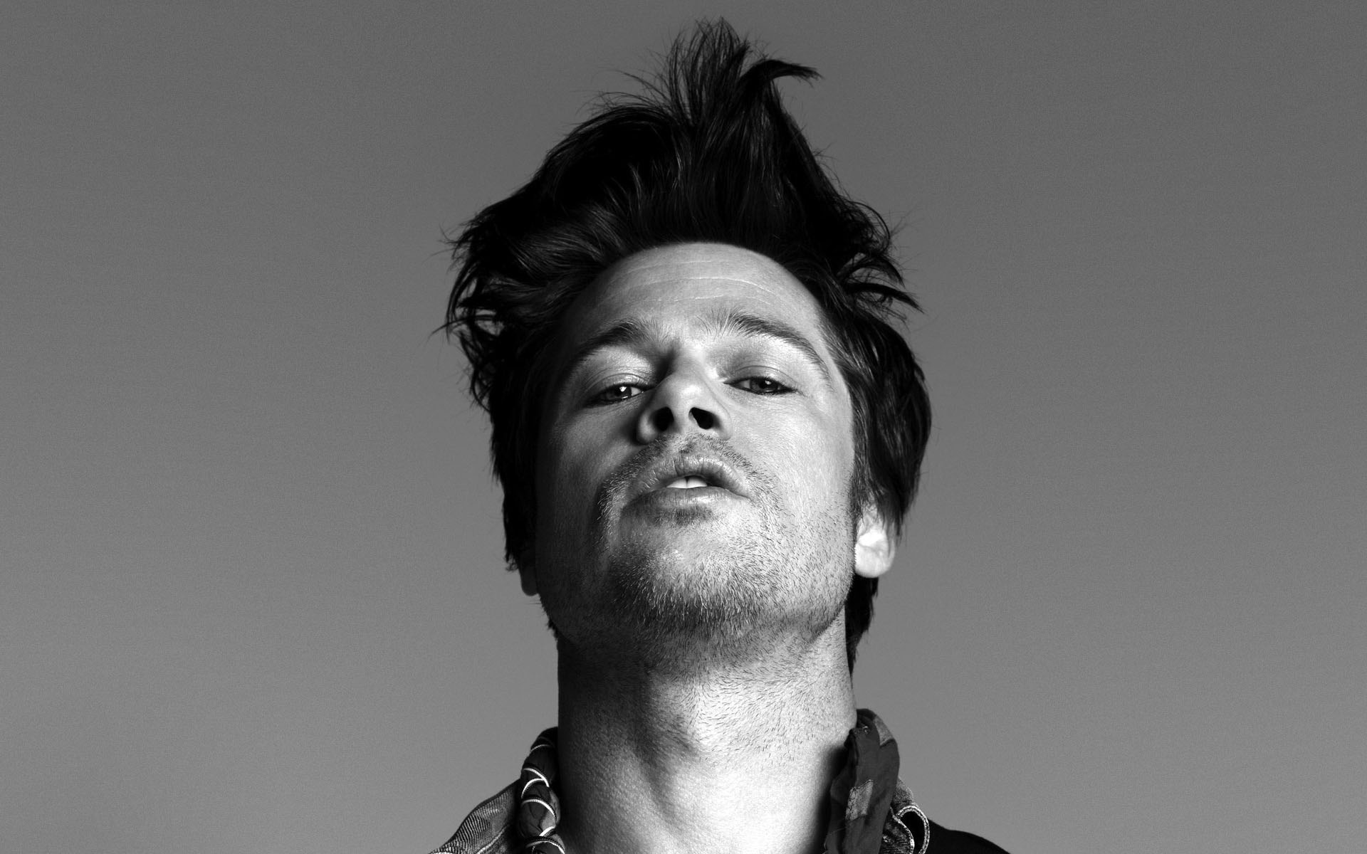 Brad Pitt, Celebrity, Long hair wallpaper, Definition wallpaper, 1920x1200 HD Desktop
