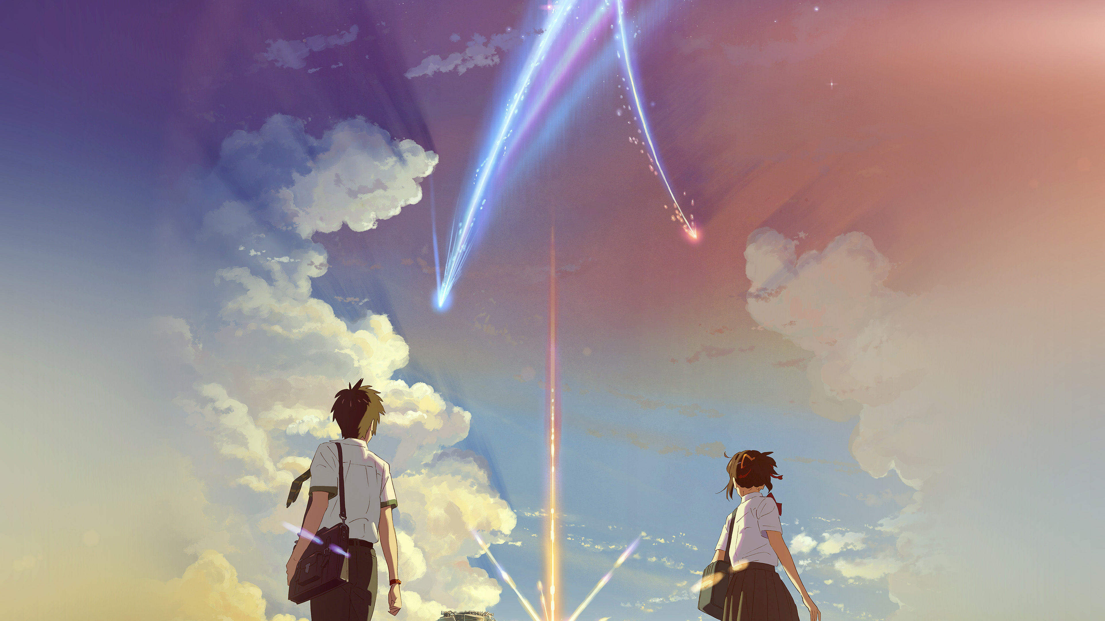 Your Name anime, Cute Wallpaper, 3840x2160 4K Desktop