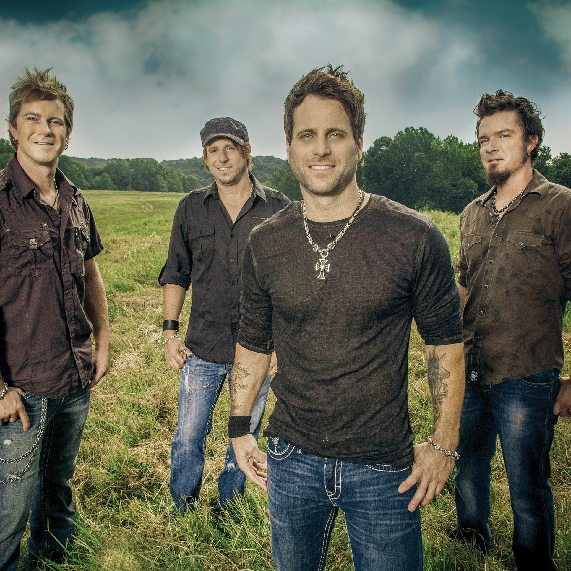 Parmalee band, Wet wild country, St. Joseph summer jam, 1940x1940 HD Phone