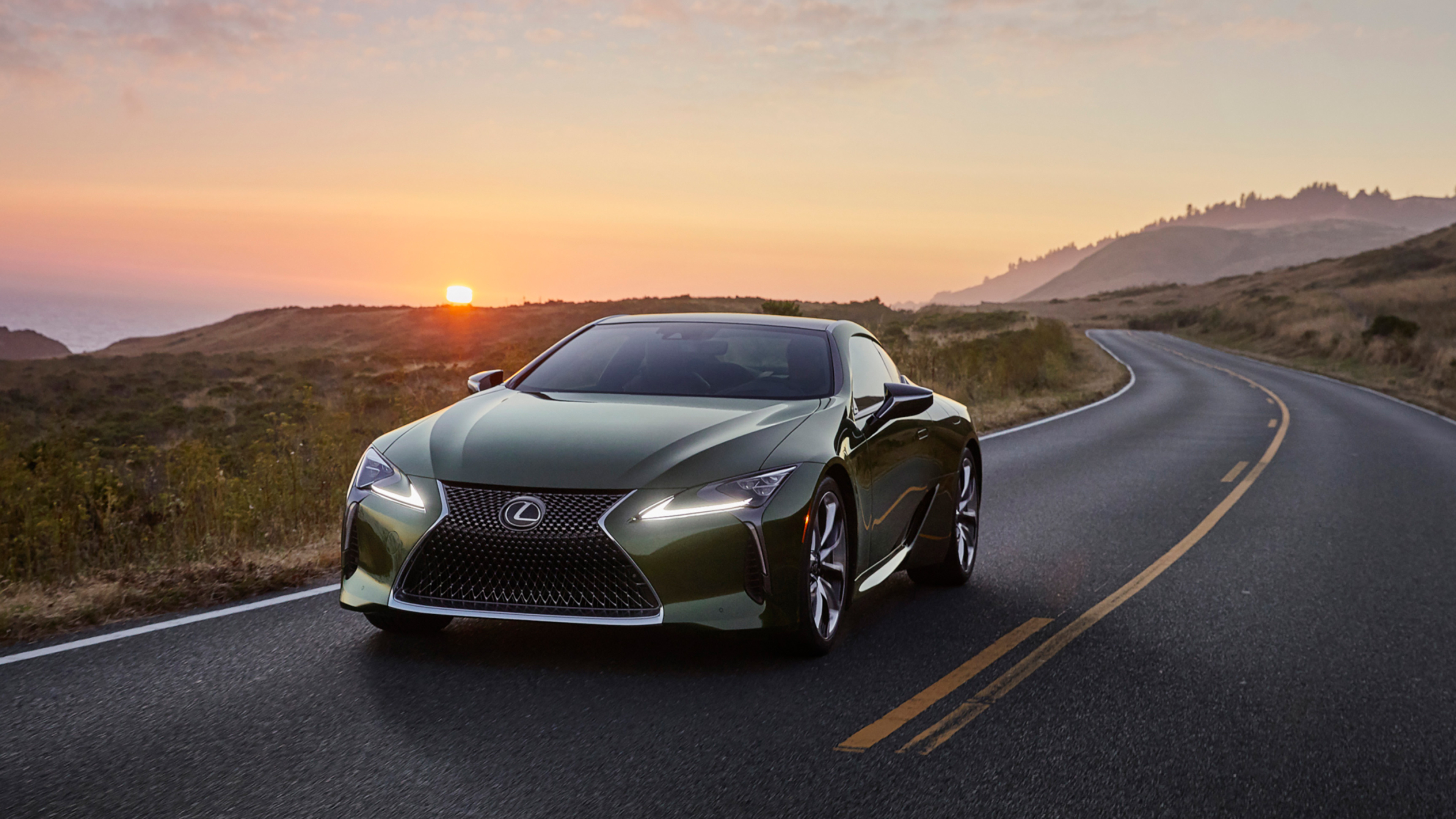 Lexus LC, Desktop wallpapers, Inspiration series, US specification, 3840x2160 4K Desktop