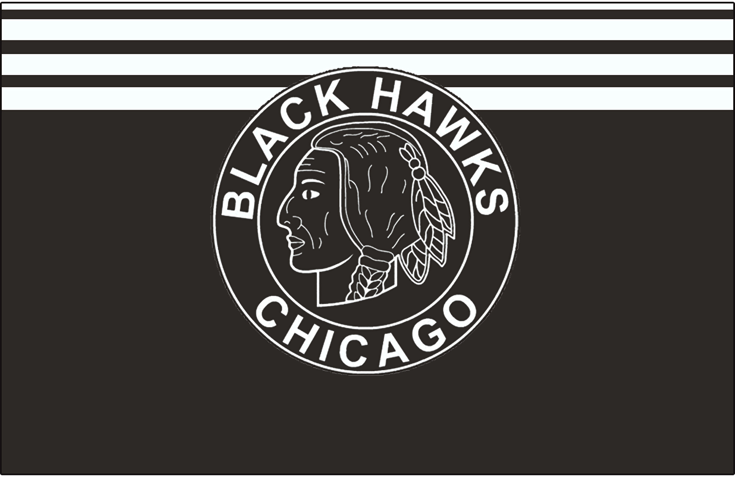 Monochrome, Chicago Blackhawks Wallpaper, 2500x1630 HD Desktop