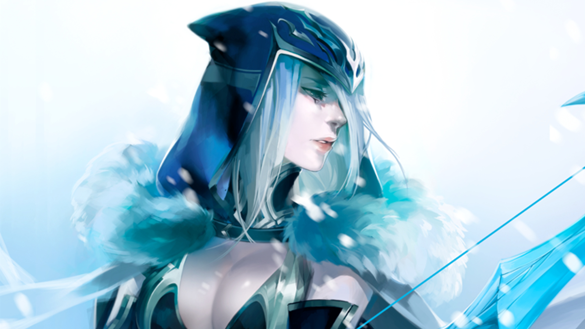 Anime Ashe wallpaper, Wallpaper by John Tremblay, League of Legends, Fan art, 1920x1080 Full HD Desktop