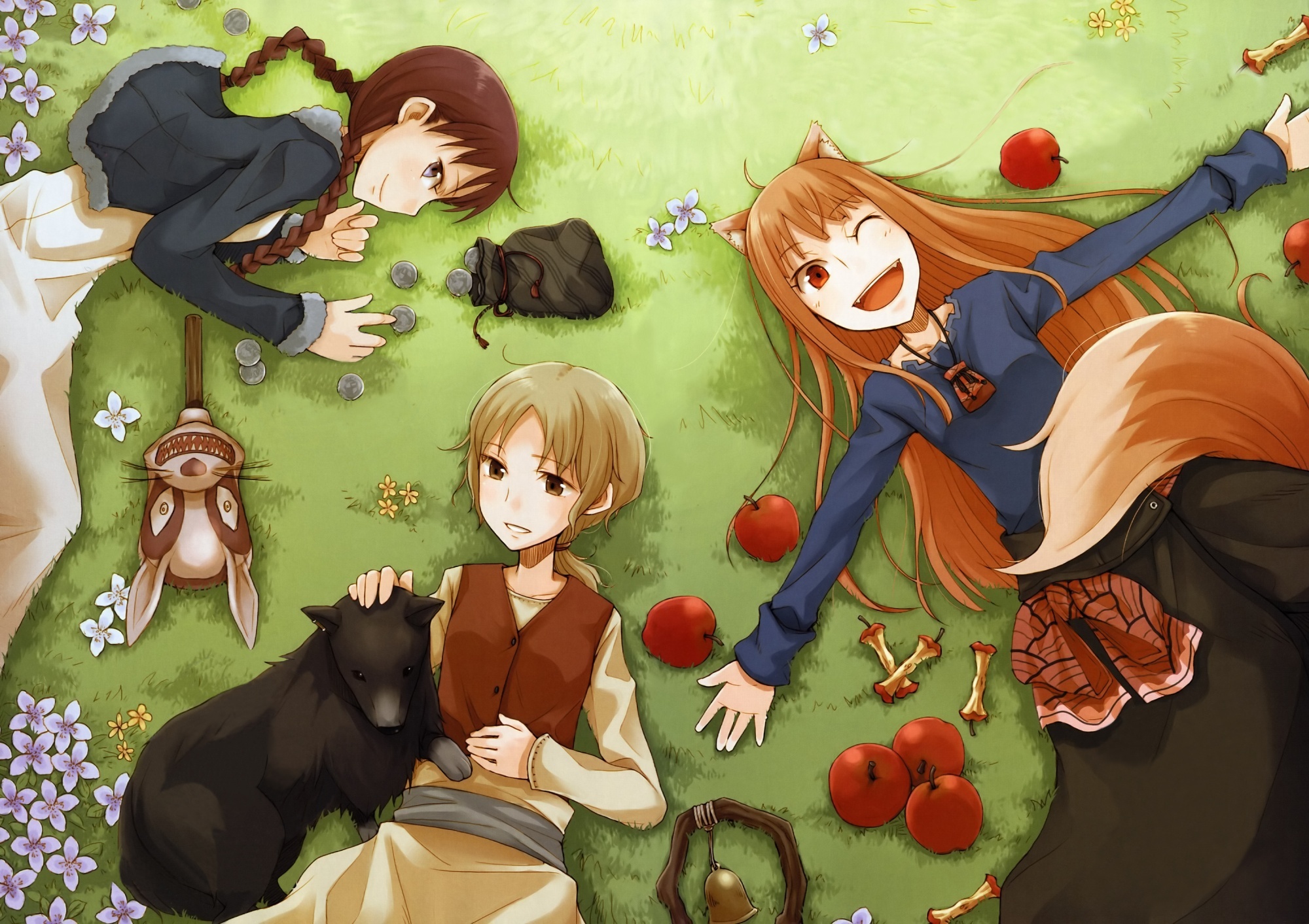 Spice and Wolf, HD wallpaper, Anime backgrounds, Japanese animation, 2000x1420 HD Desktop