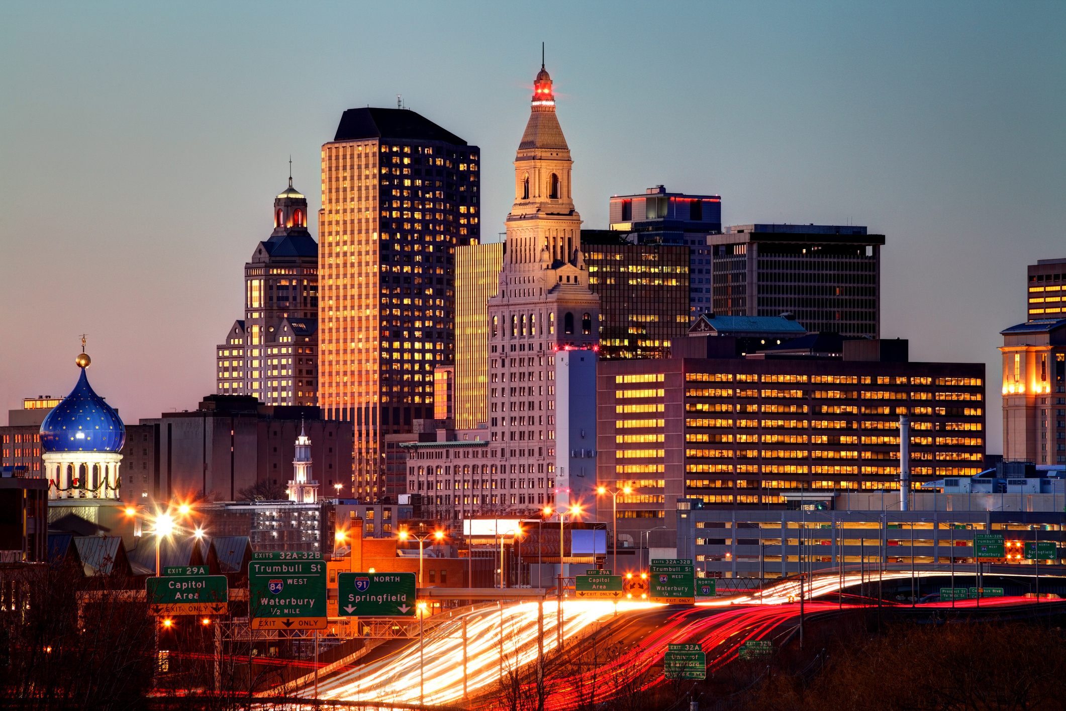 Hartford Skyline, Company, Prompt Inc, 2130x1420 HD Desktop