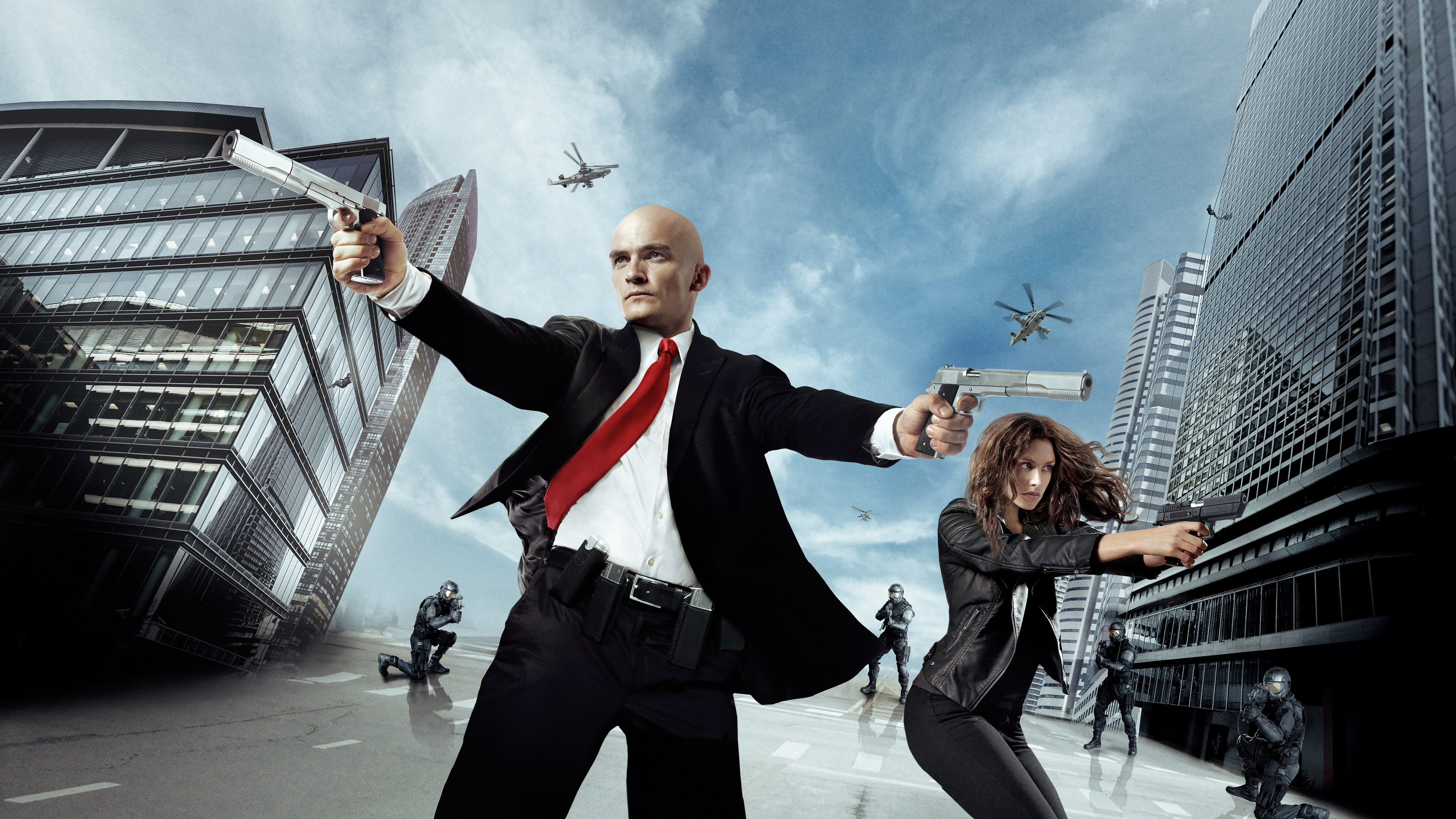 Rupert Friend, Hitman Agent 47 4K wallpaper, Ultra HD background, 3840x2160 4K Desktop