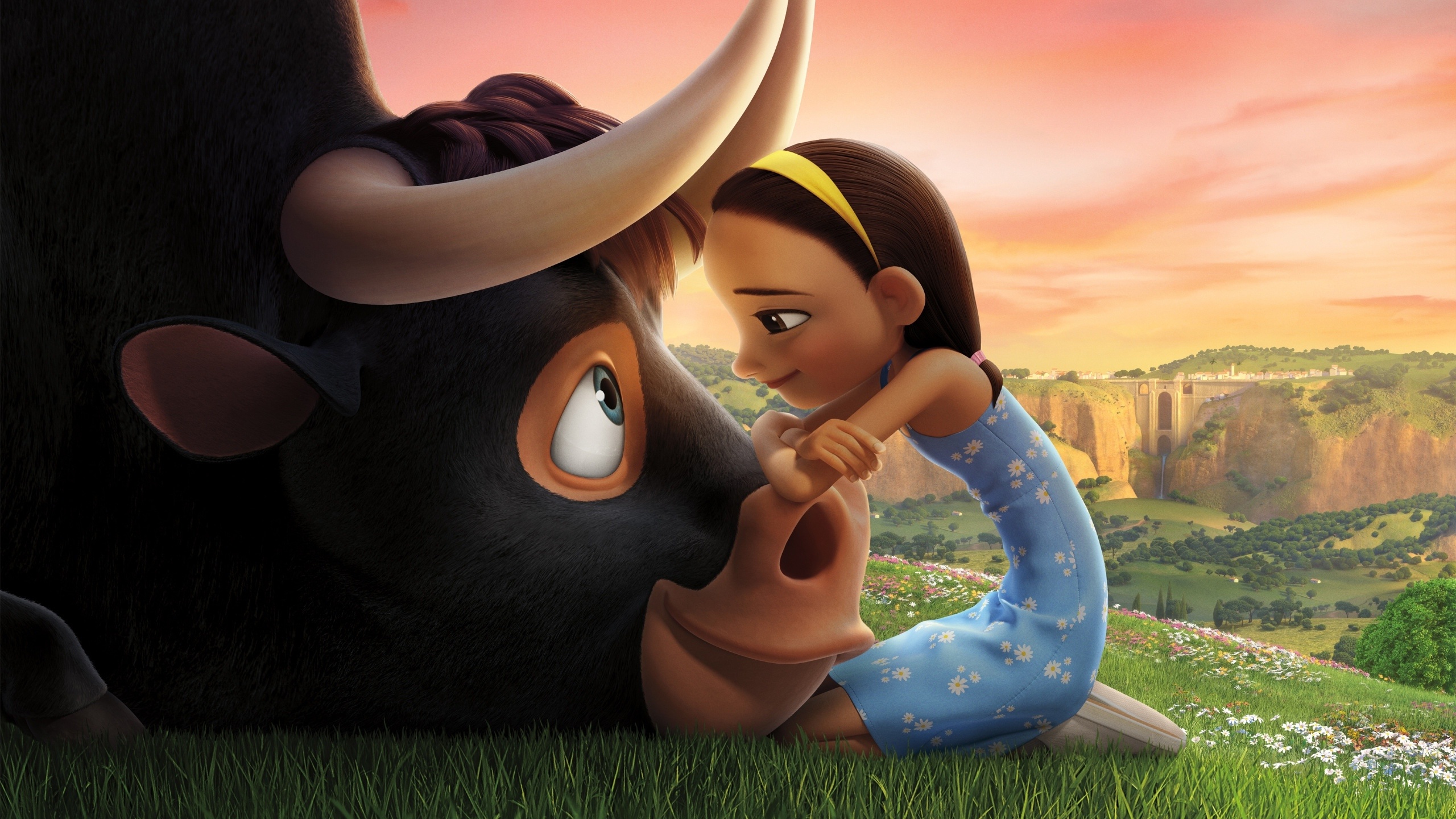 Ferdinand animation, Artistic wallpaper, Eye-catching artwork, Animation masterpiece, 2560x1440 HD Desktop