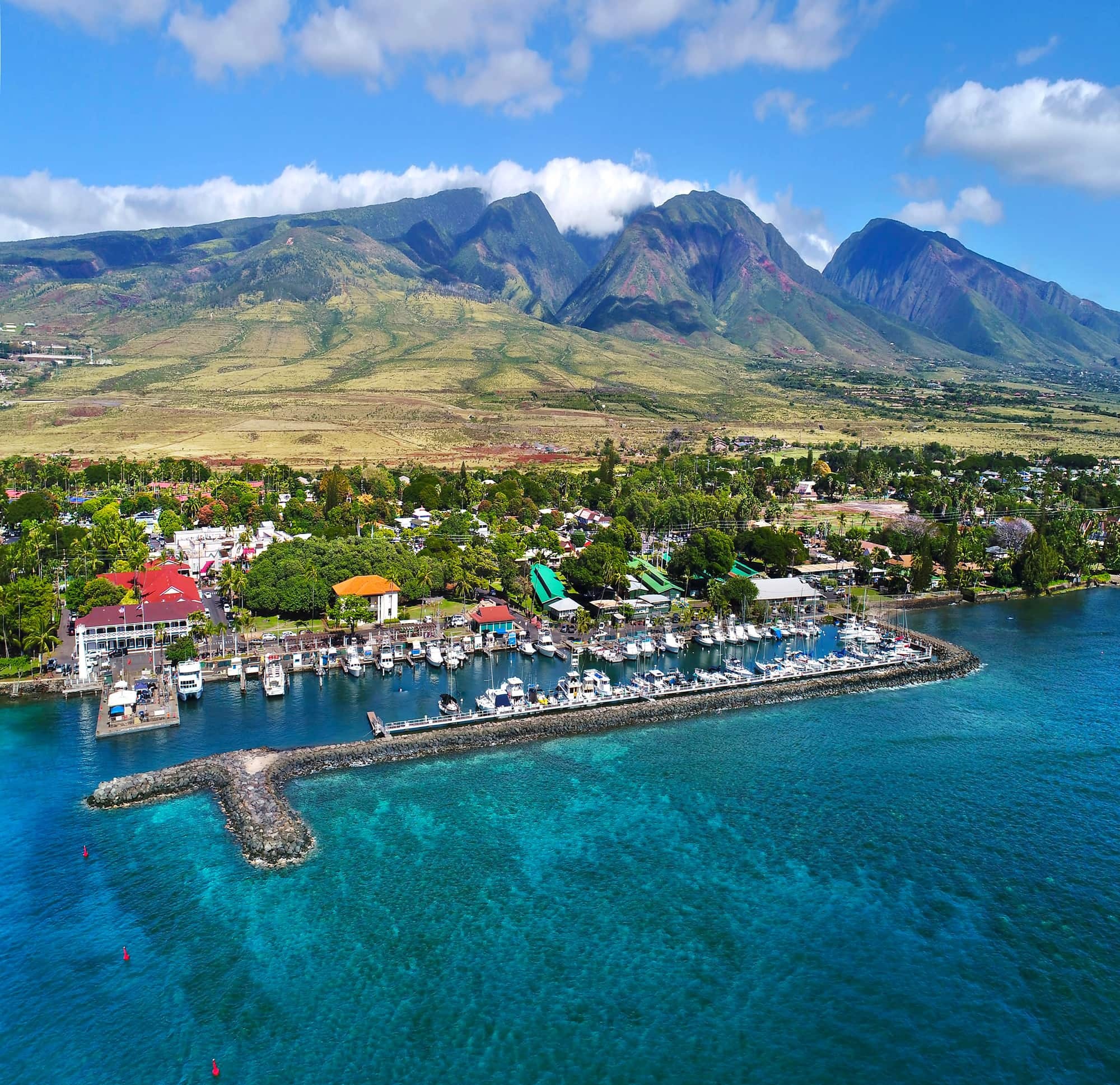 Lahaina aerial, Maui exclusive real estate, 2000x1940 HD Desktop