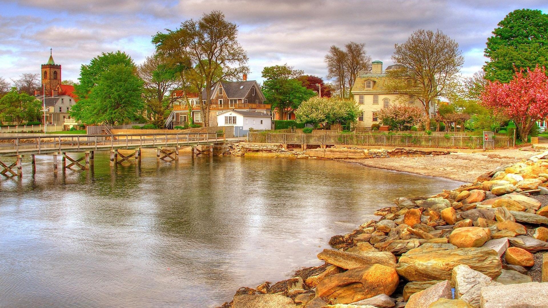 Quaint village, Traditional beauty, Tranquil atmosphere, Timeless charm, 1920x1080 Full HD Desktop