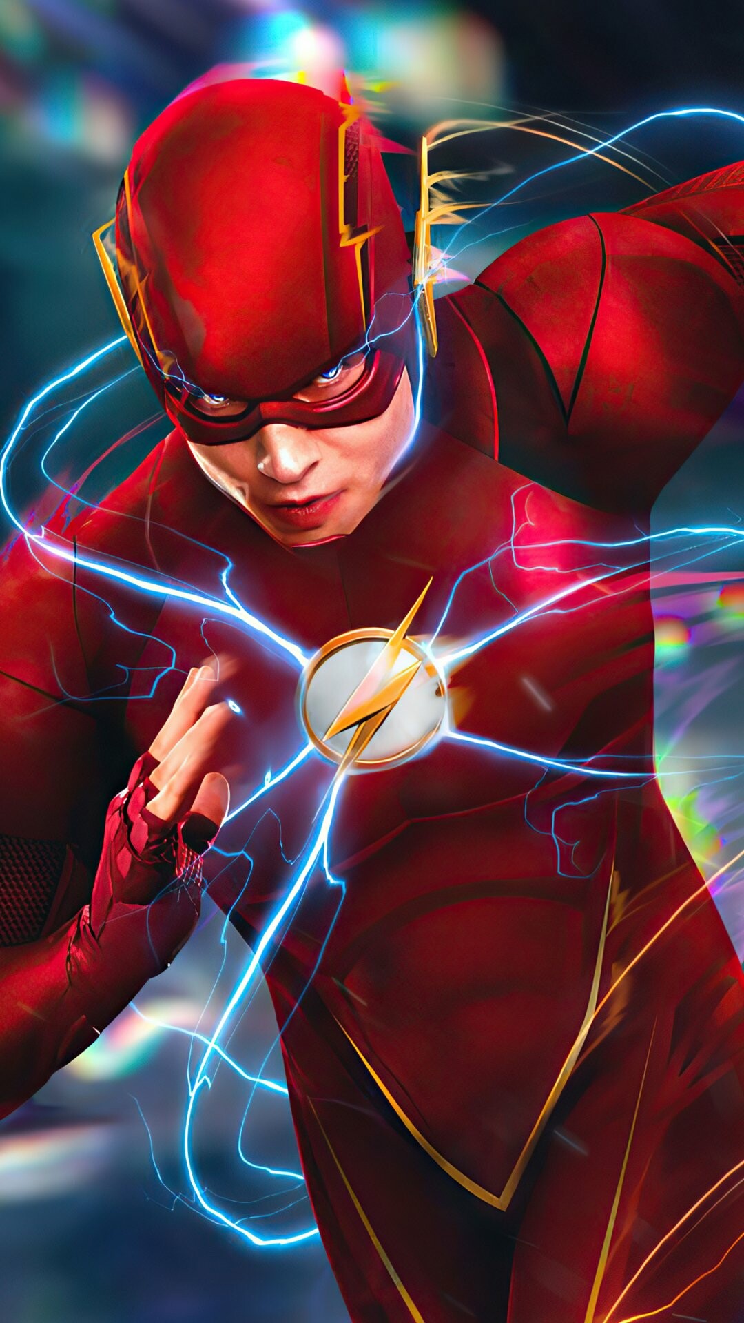 The Flash comics, High-speed adventures, Action-packed stories, Comic book hero, 1080x1920 Full HD Phone