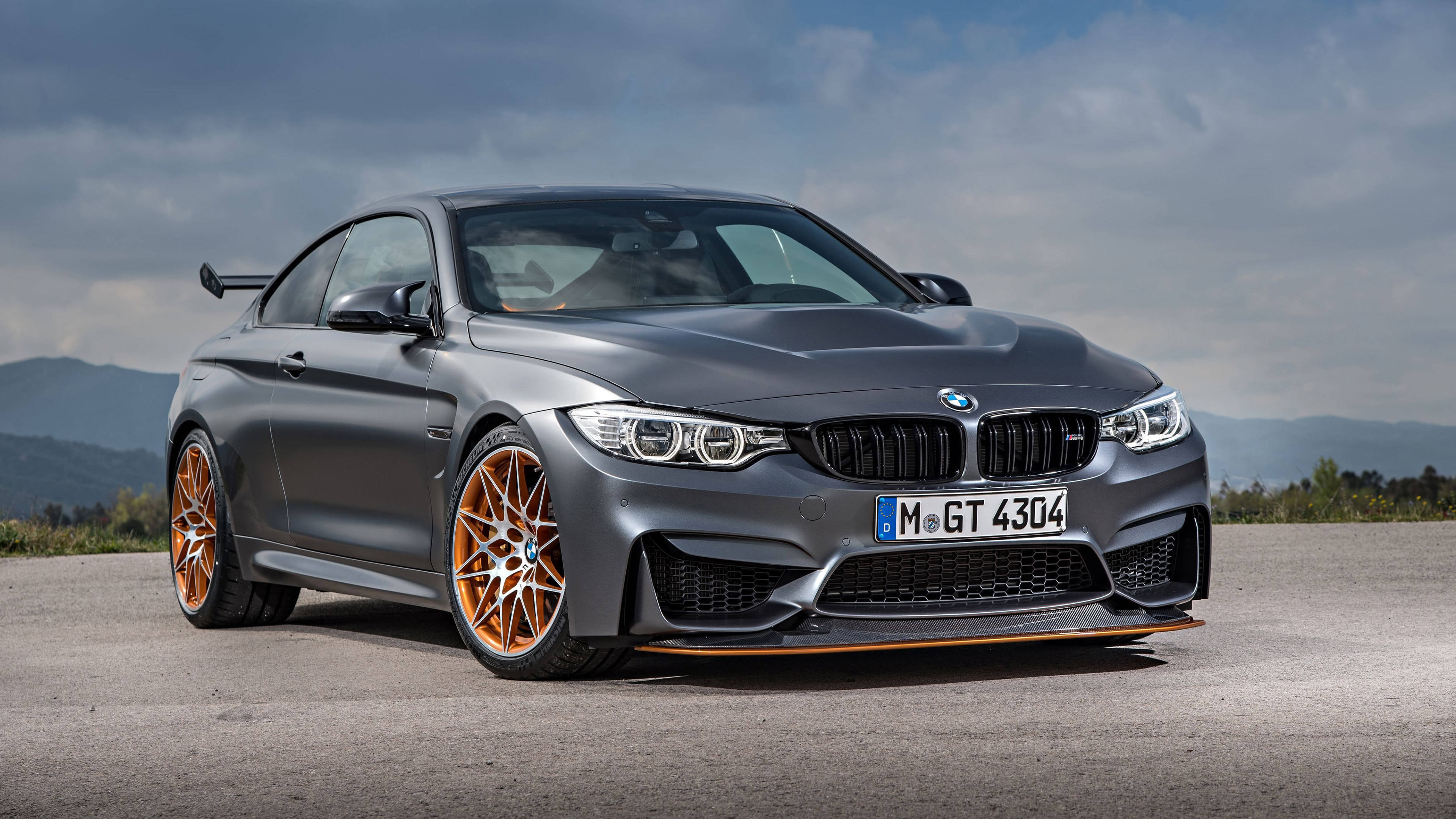 M4 GTS Front View, BMW M4 Wallpaper, 3840x2160 4K Desktop