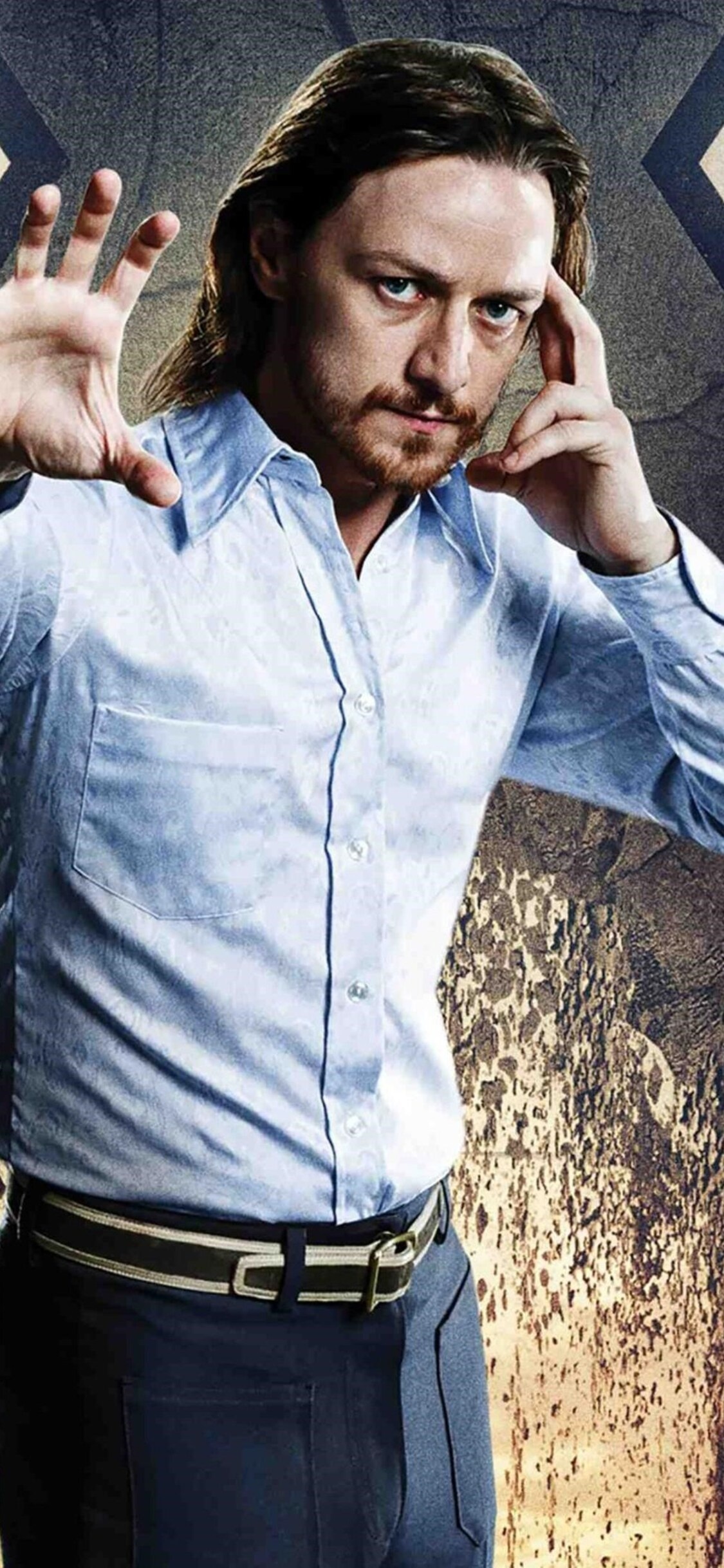 James McAvoy, Charles Xavier, iPhone XS, 1130x2440 HD Phone