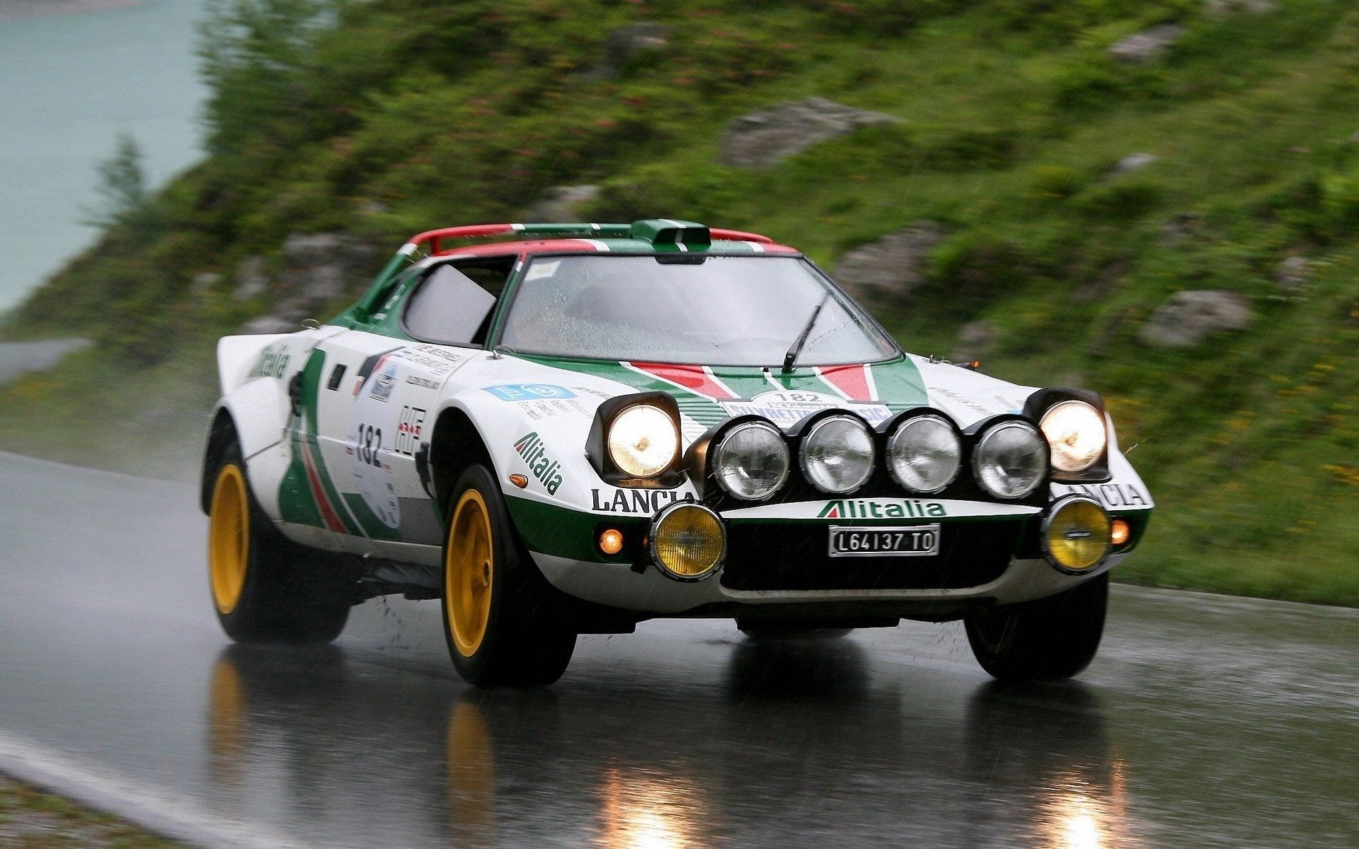 Rally Car Front View, Lancia Stratos Wallpaper, 1920x1200 HD Desktop