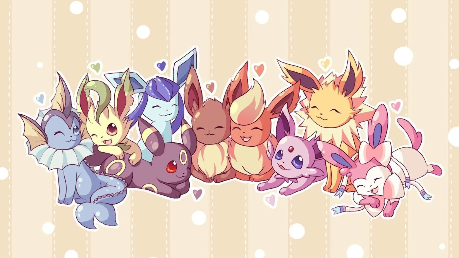Jolteon, Eevee evolutions, Powerful alliance, Stunning backgrounds, 1920x1080 Full HD Desktop