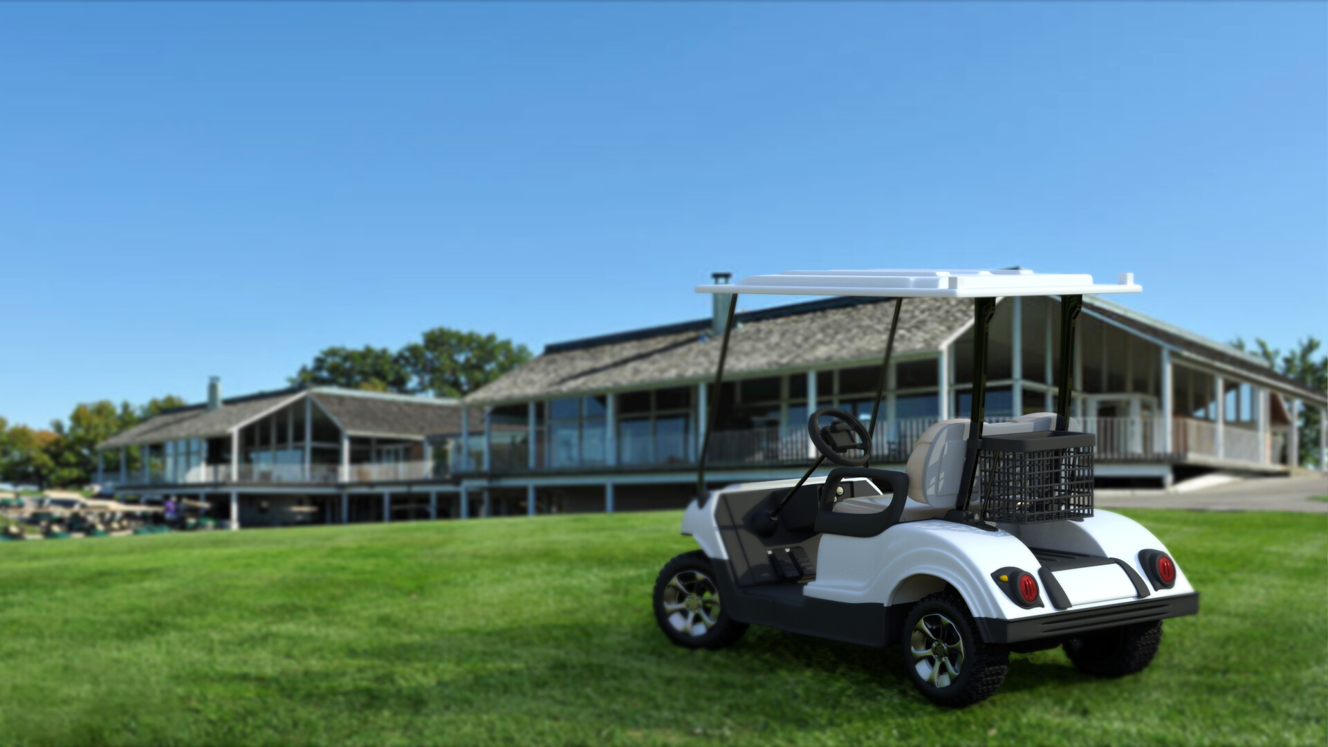 Yamaha 2-Bed, Golf Cart Wallpaper, 1920x1080 Full HD Desktop