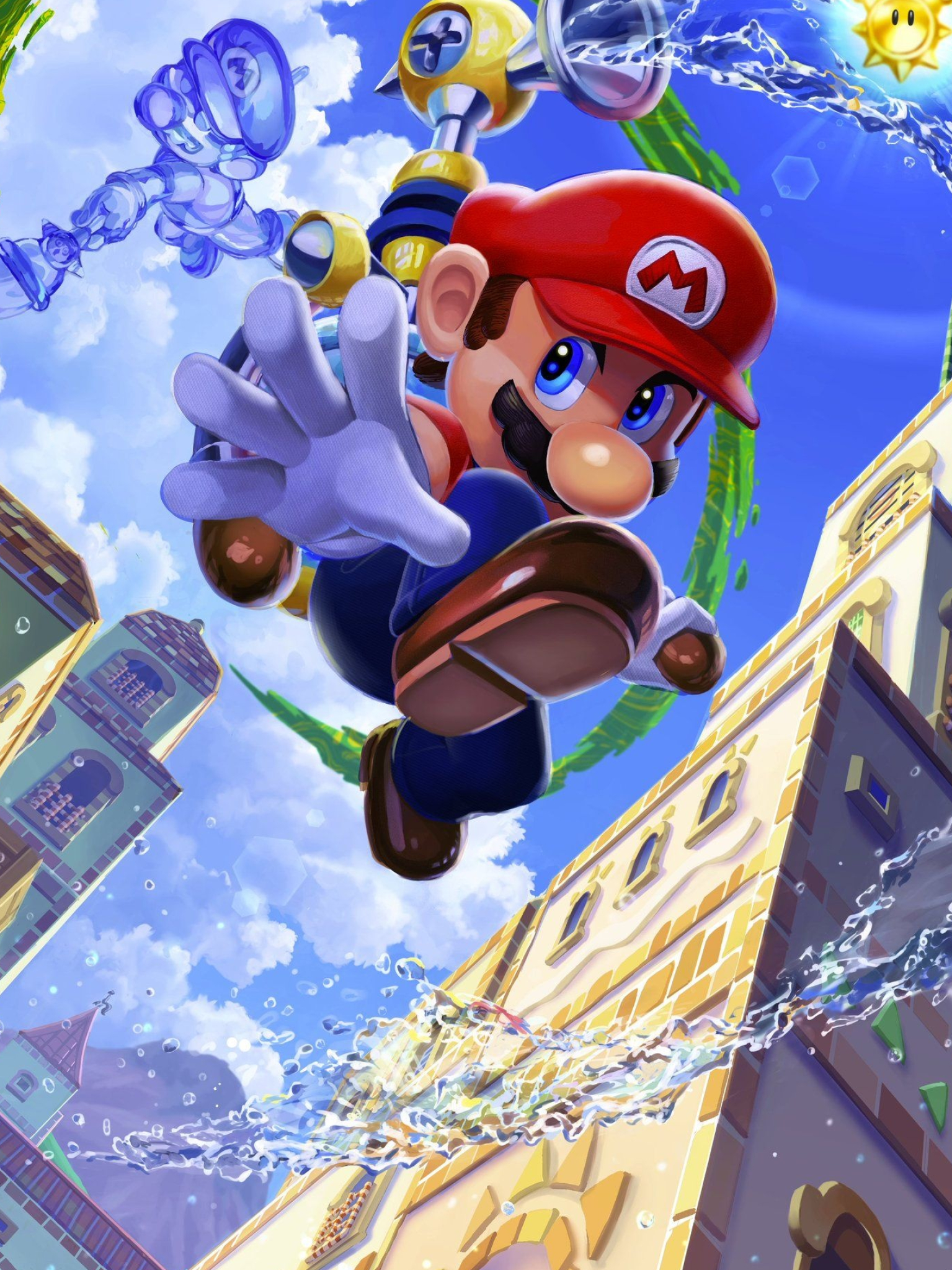 Super Mario fanart, Artistic interpretations, Mario gaming, Creative illustrations, 1540x2050 HD Phone