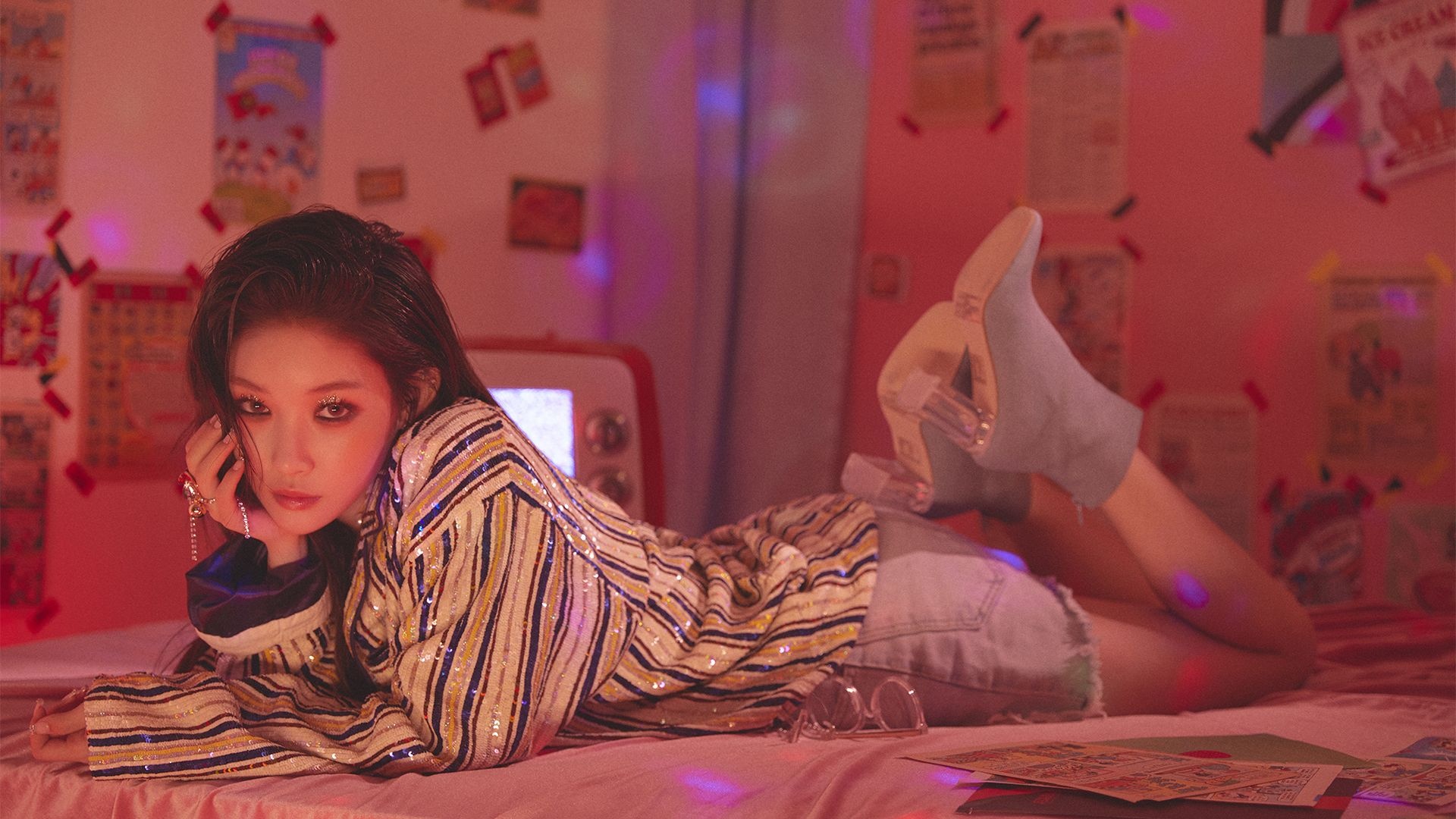 CHUNG HA, Desktop wallpaper, Chanmi, Kim Chungha, 1920x1080 Full HD Desktop
