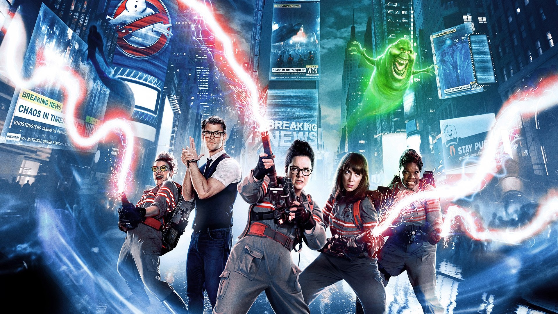 Ghostbusters (2016), HD wallpaper, Background image, Pop culture icon, 1920x1080 Full HD Desktop