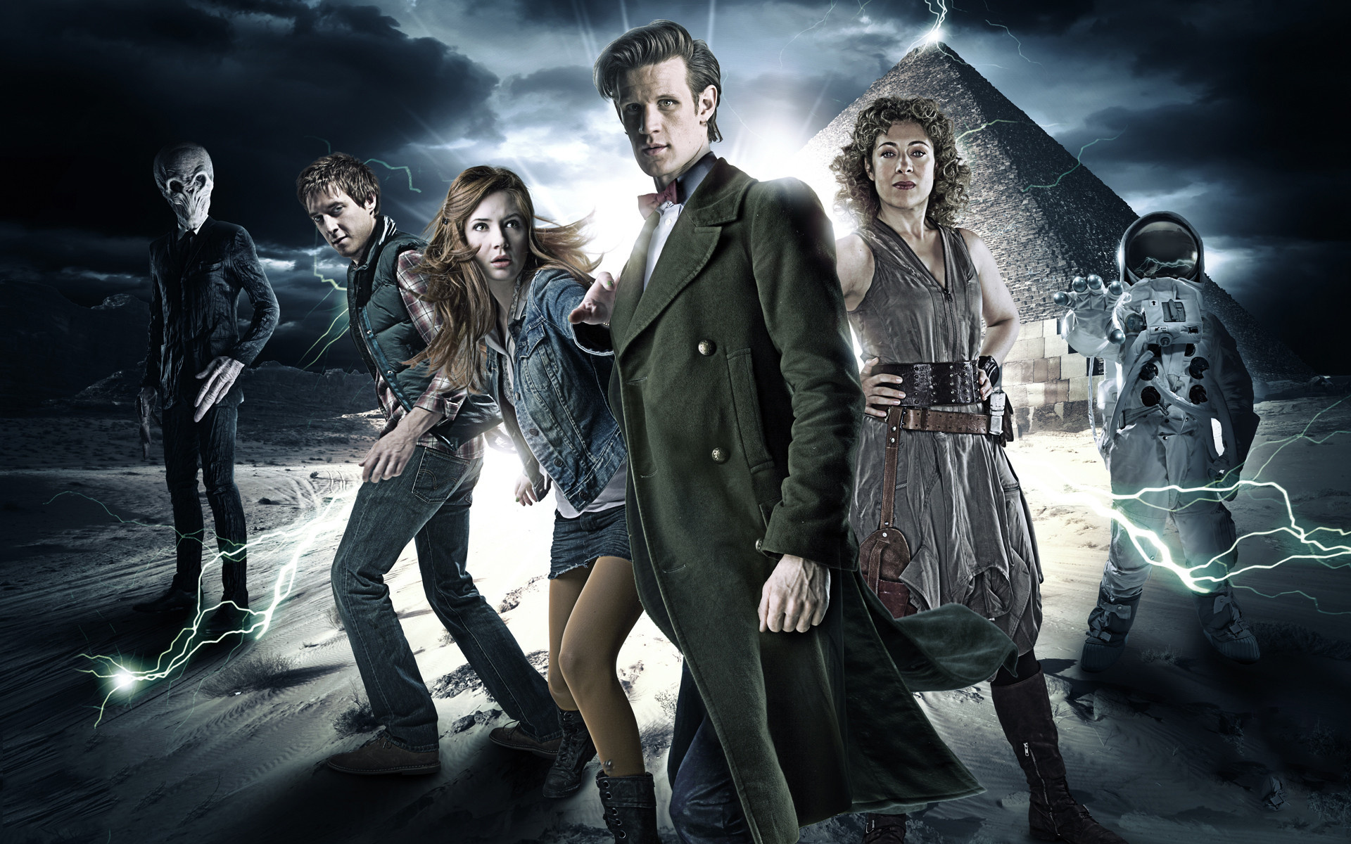 Matt Smith, Bow tie fashion, Timey-wimey adventures, Sonic screwdriver, 1920x1200 HD Desktop