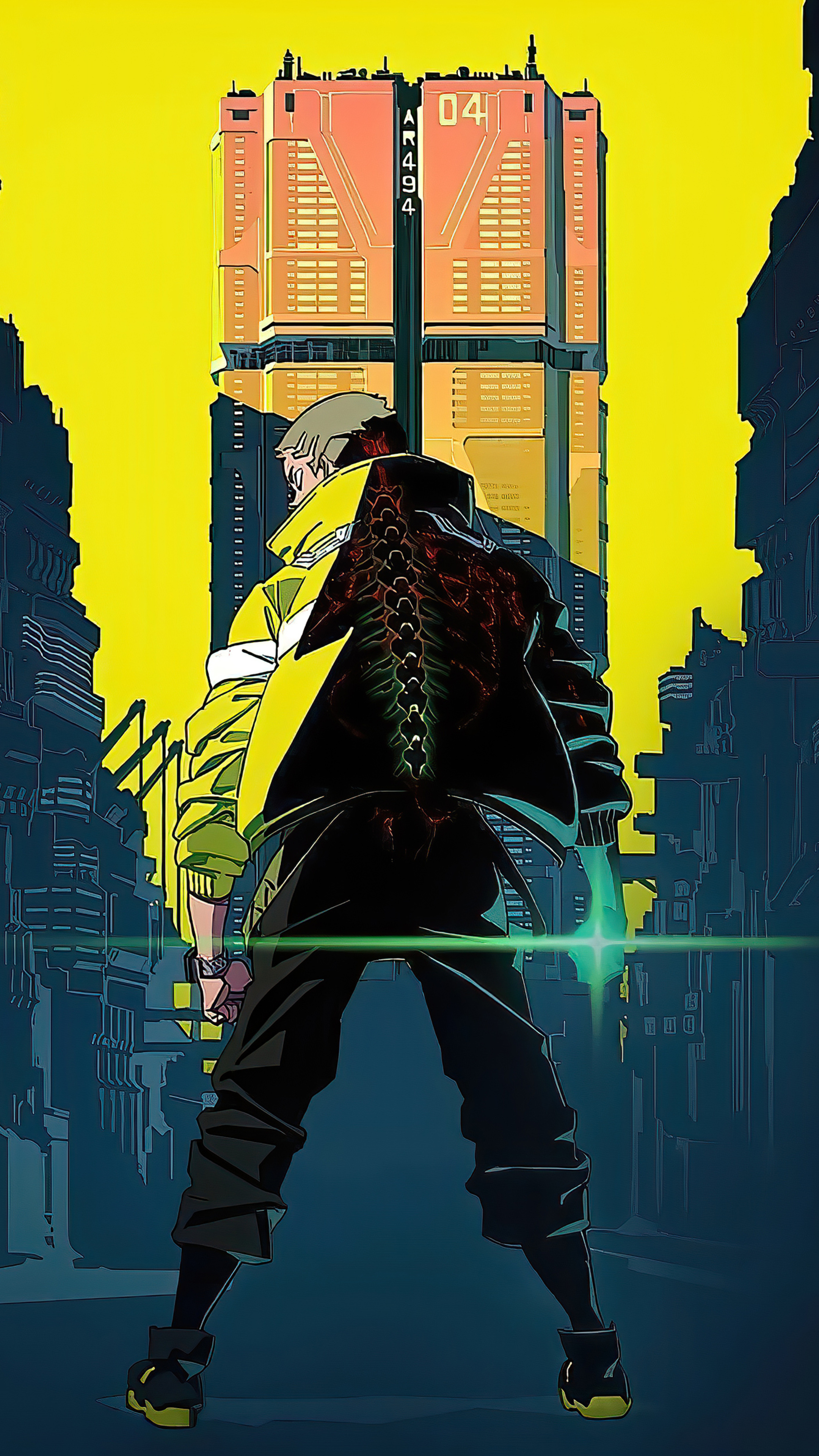 Cyberpunk: Edgerunners (Animation), Cyberpunk edgerunners, Sony Xperia X, HD wallpapers, 2160x3840 4K Phone