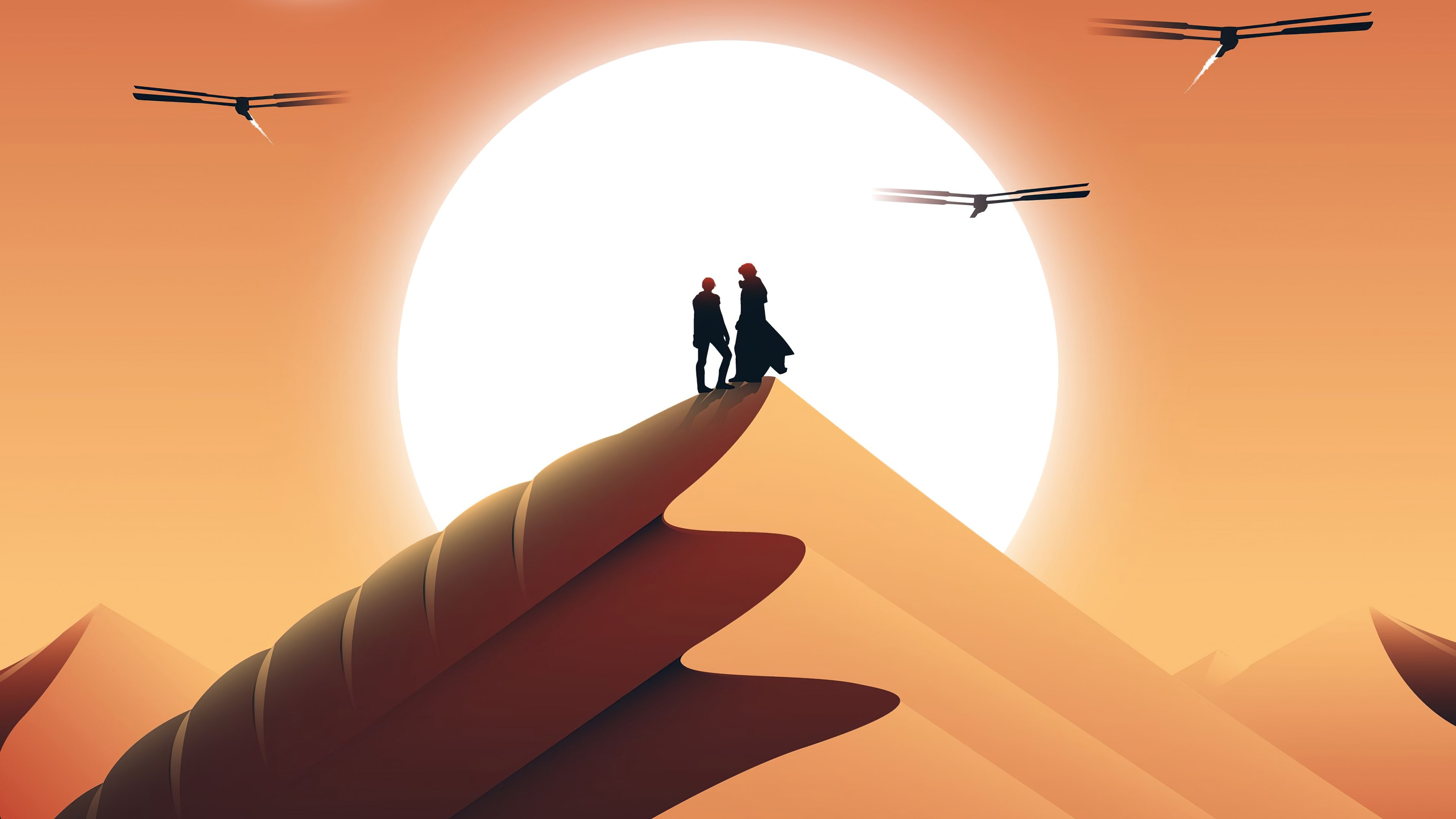 Arrakis, Dune artwork, Customizable designs, Personalize device, 3840x2160 4K Desktop