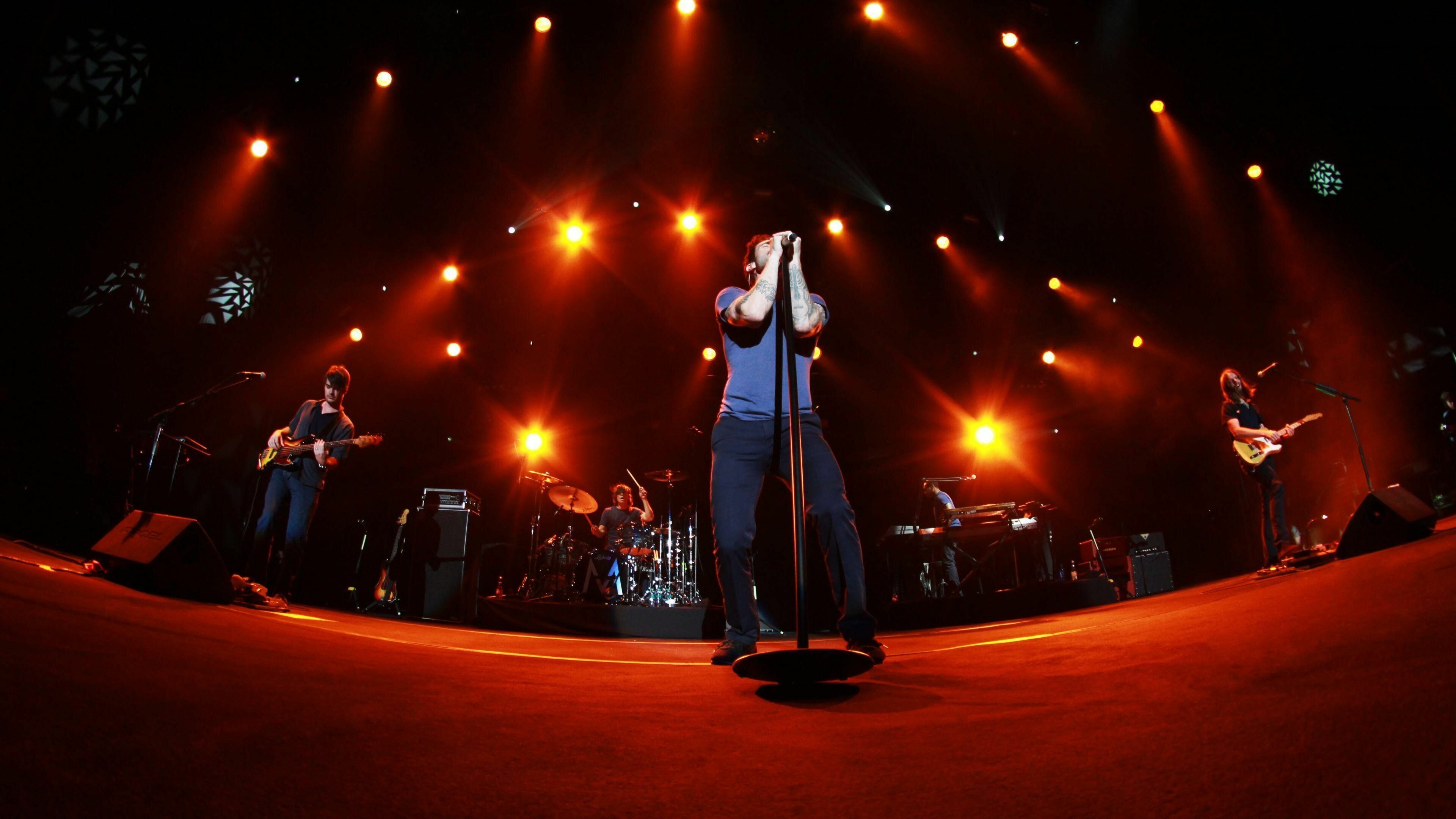 Maroon 5 wallpapers, Celebrity desktop backgrounds, Adam Levine, Trending music, 3840x2160 4K Desktop