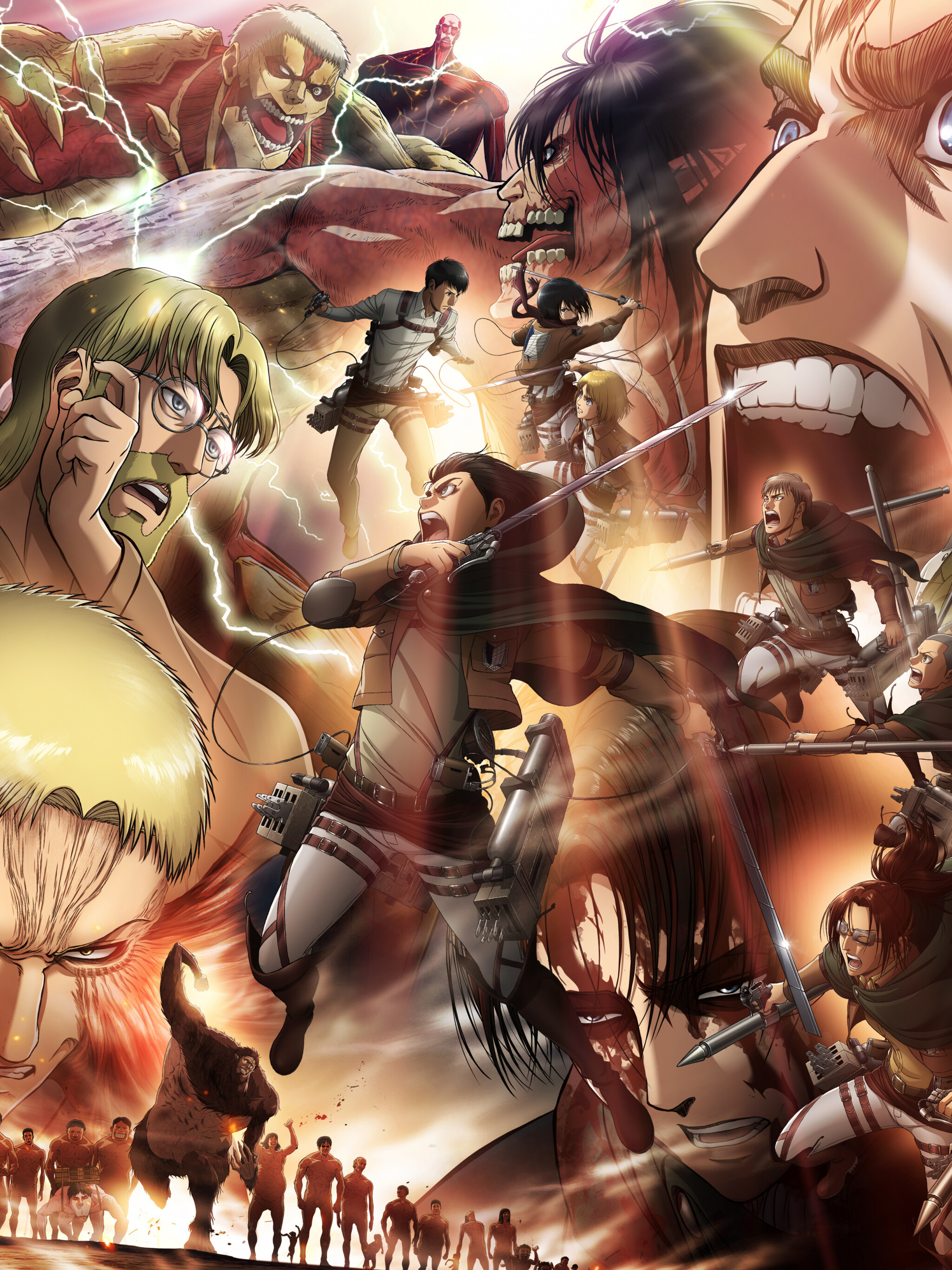 Attack on Titan, The Final Season, Final season wallpaper, Anime wallpaper, 2050x2740 HD Phone