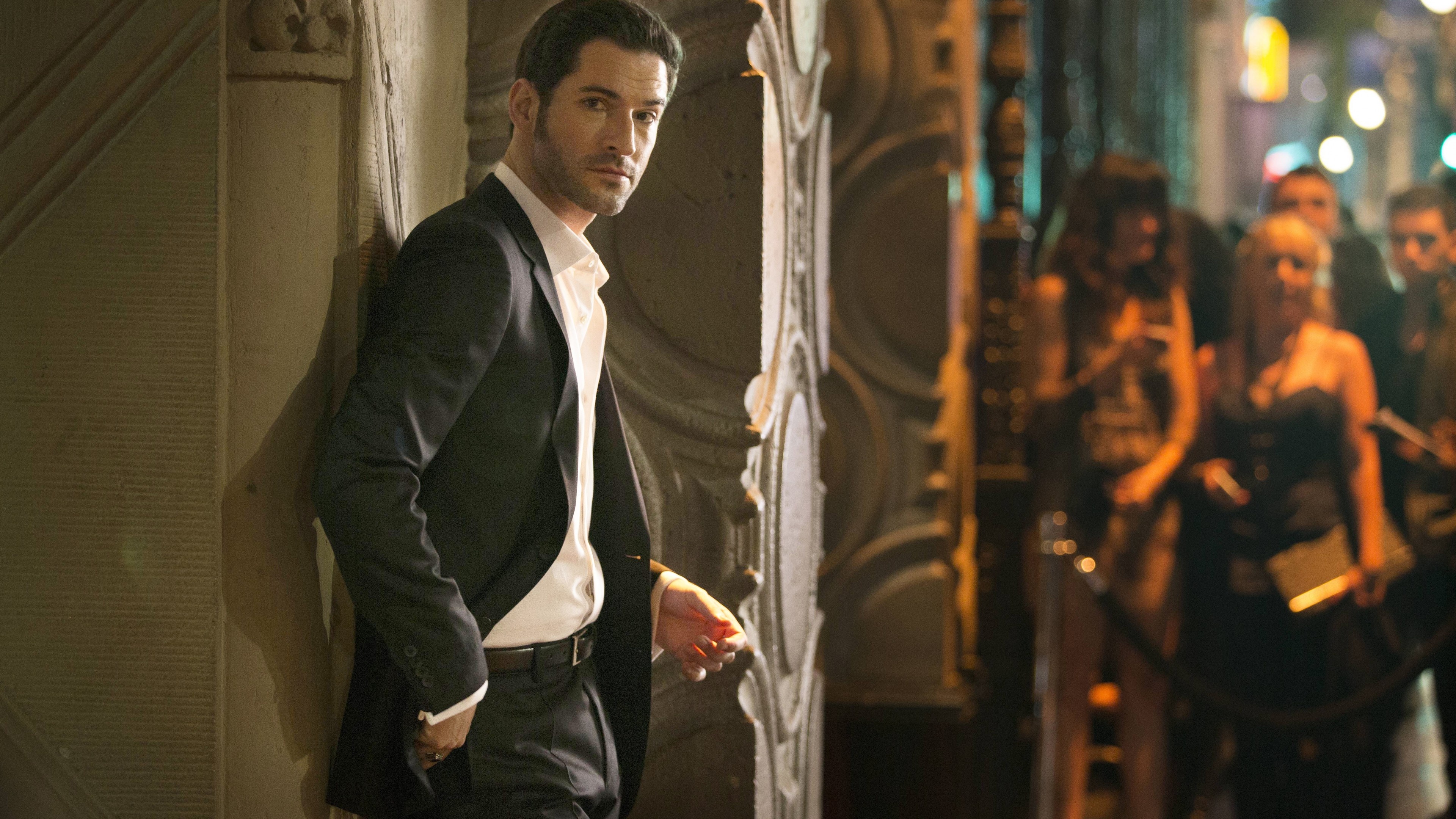 Lucifer, Tom Ellis, Best TV series movies, 3840x2160 4K Desktop