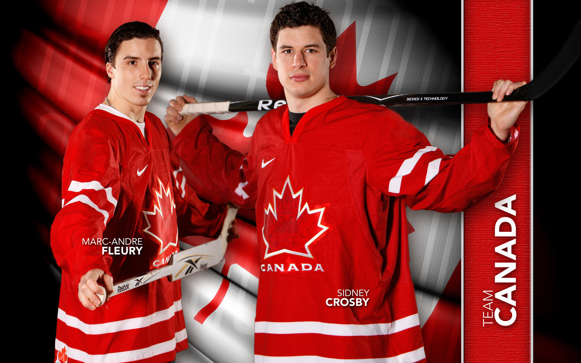 Marc Andre Fleury, Sidney Crosby Wallpaper, 1920x1200 HD Desktop