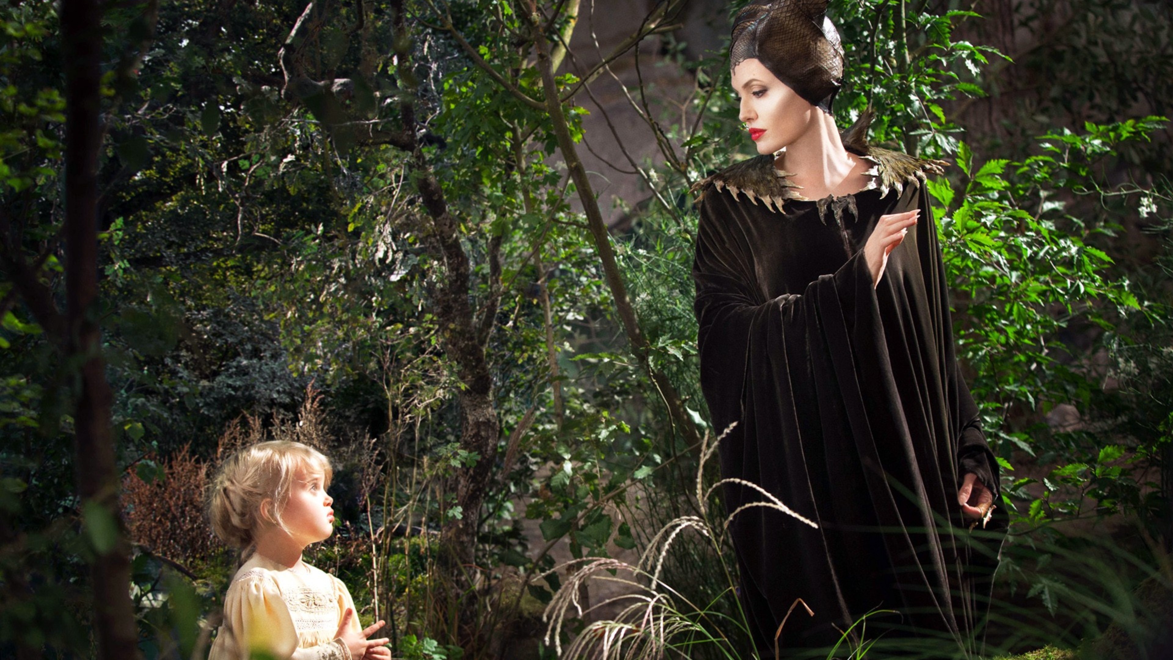 Maleficent, movie protagonist, Fairy tale villain, Fantasy adventure, 3840x2160 4K Desktop