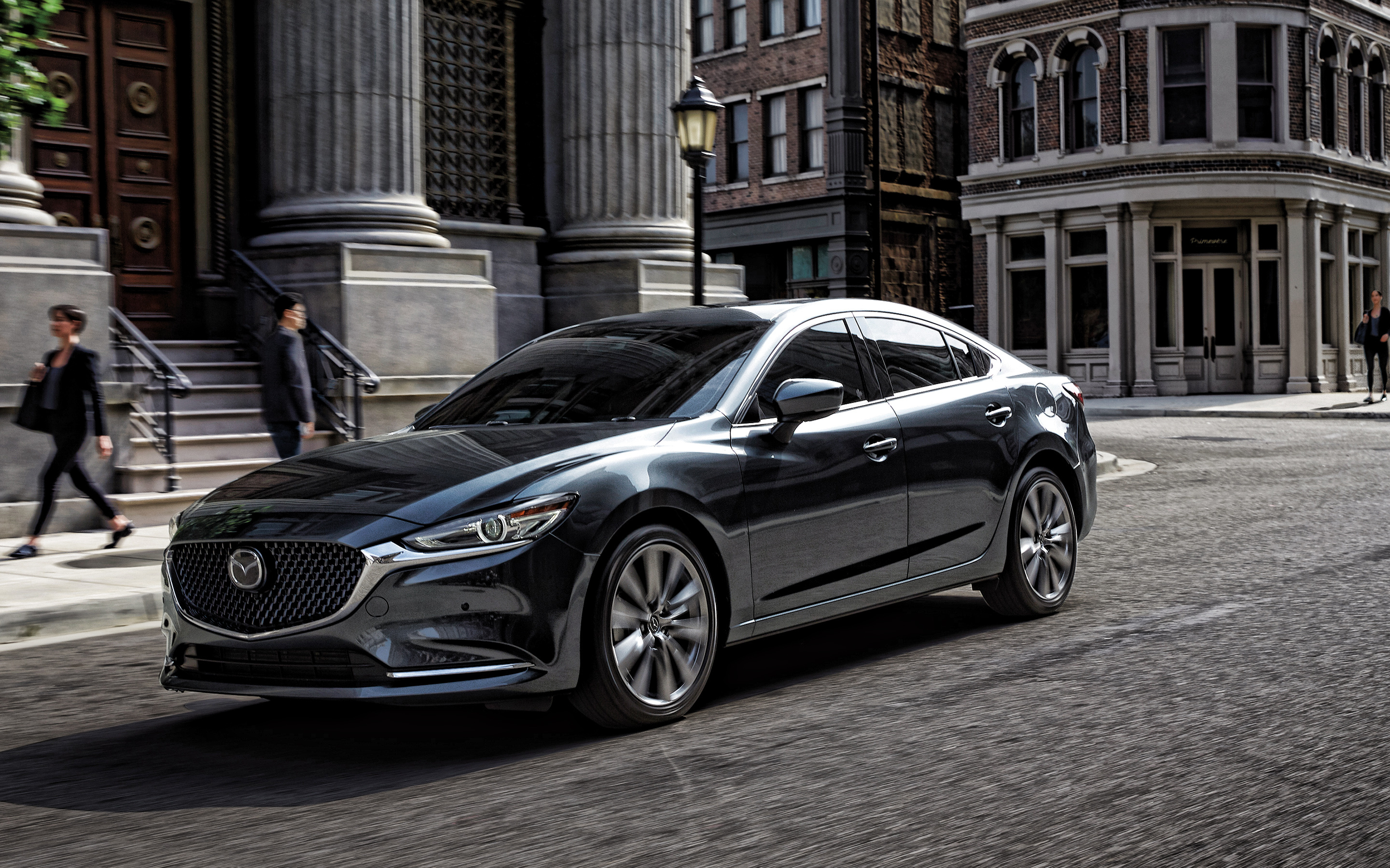 Mazda 6, 2020 front, Exterior gray, Sedan, 2880x1800 HD Desktop