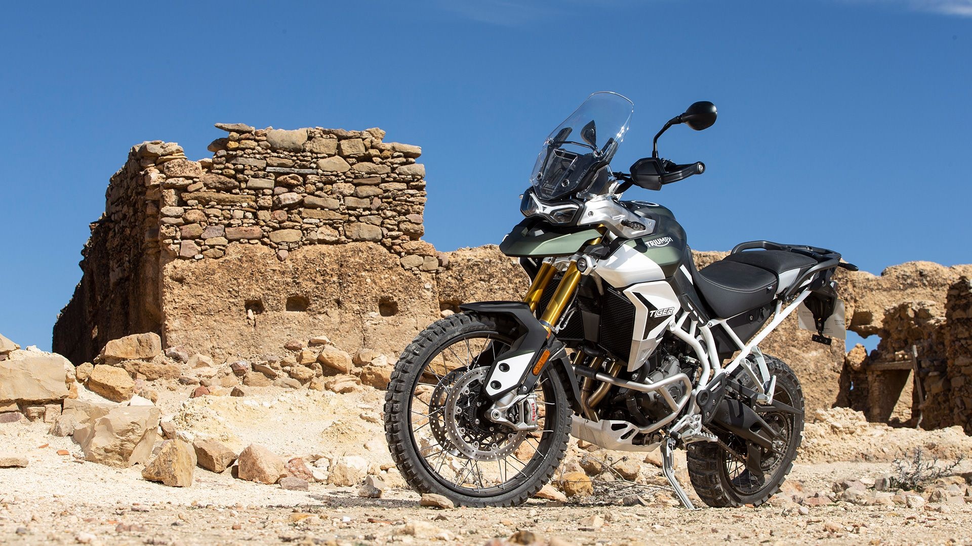 Triumph Tiger 900, Stunning wallpapers, Adventure travel, Thrilling journeys, 1920x1080 Full HD Desktop
