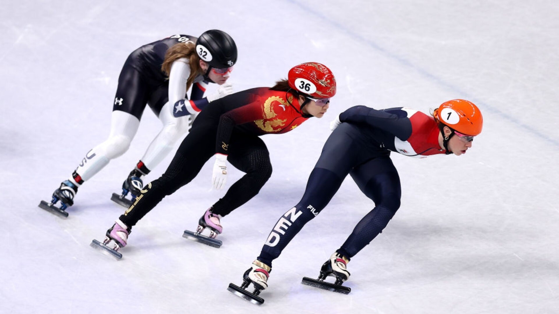 Suzanne Schulting, Olympic record, Women's short track event, 1920x1080 Full HD Desktop
