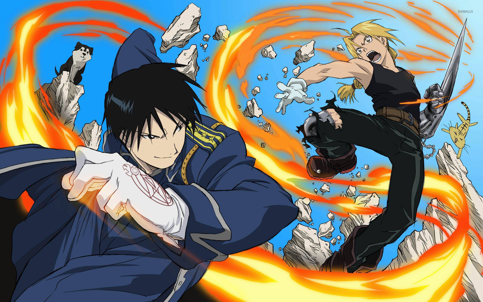 Edward Elric, Roy Mustang, Fullmetal Alchemist wallpaper, Anime wallpapers, 1920x1200 HD Desktop