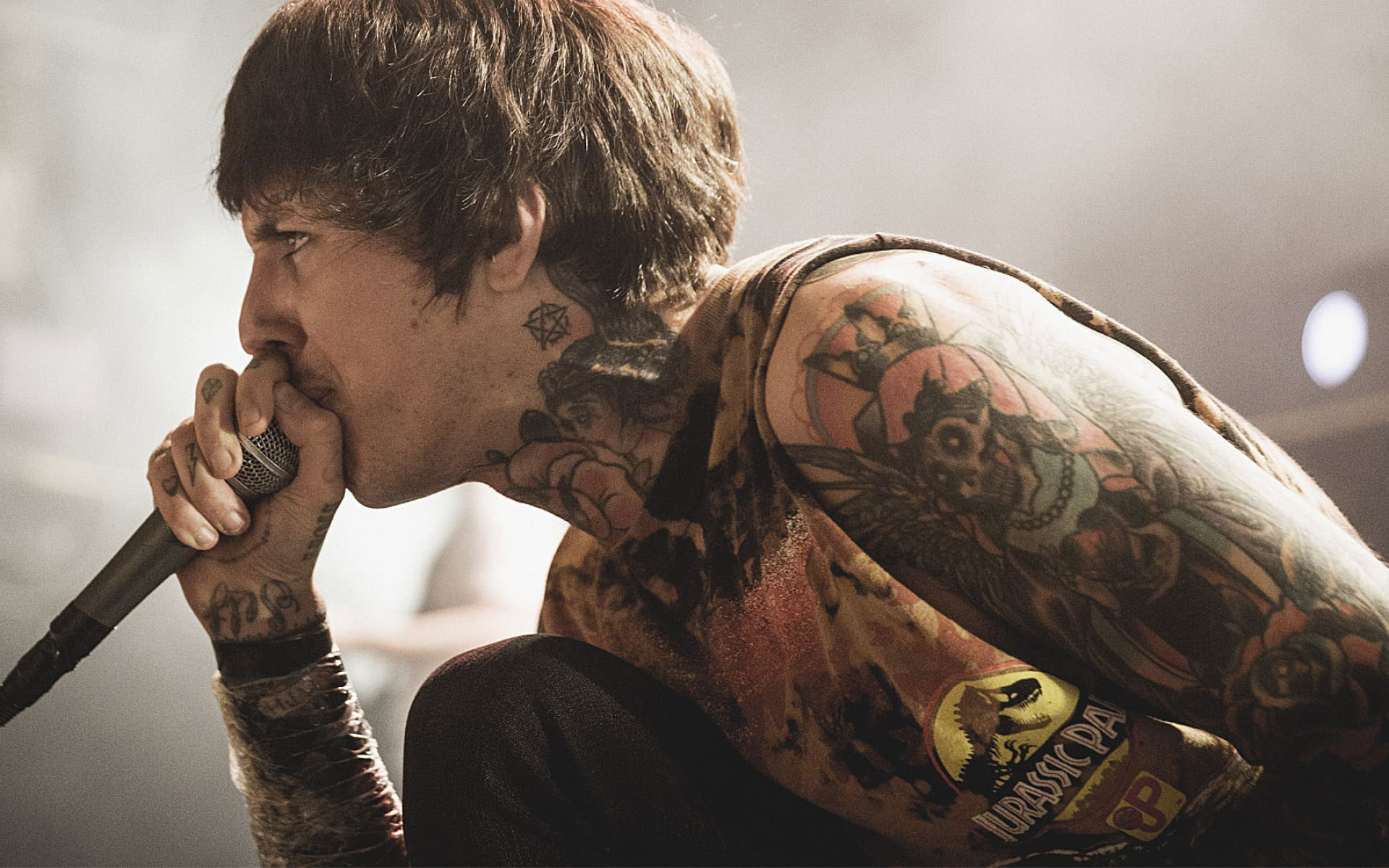 Oliver Sykes, Metalcore singer, Bring Me the Horizon, Music wallpaper, 1920x1200 HD Desktop